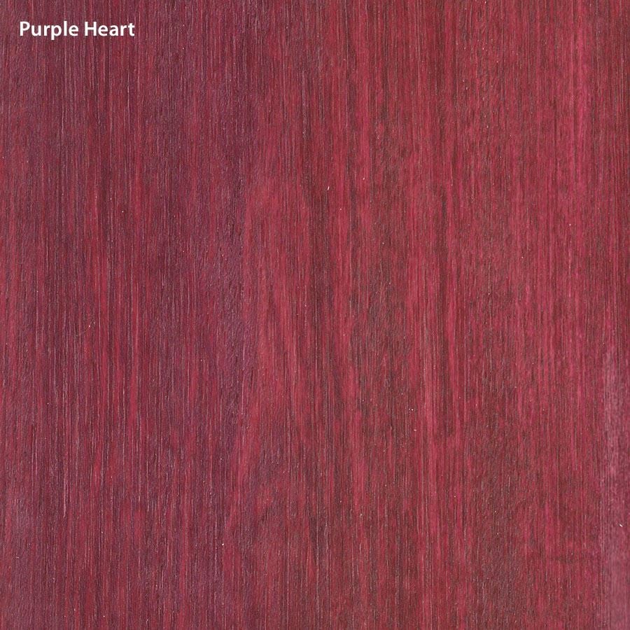 Sawmill Specials – Acoustic Back + Side Sets, AAA Purpleheart, for Dreadnought, Unsanded