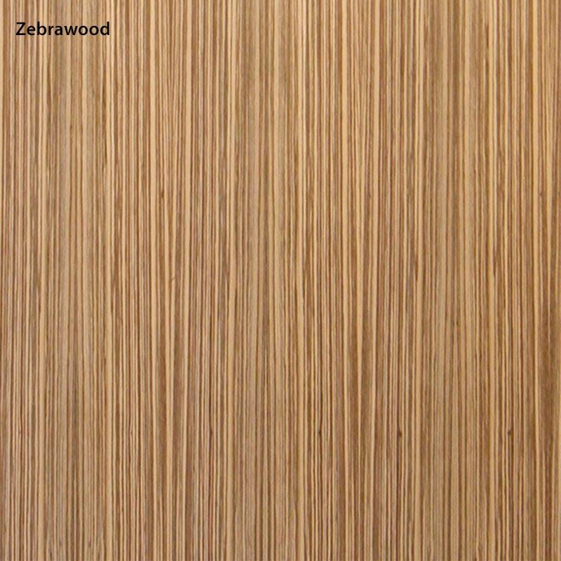 AAA, Zebrawood, Acoustic, Flattop Guitar Bridge Blank, Unsanded, 0.5 x 2 x 8