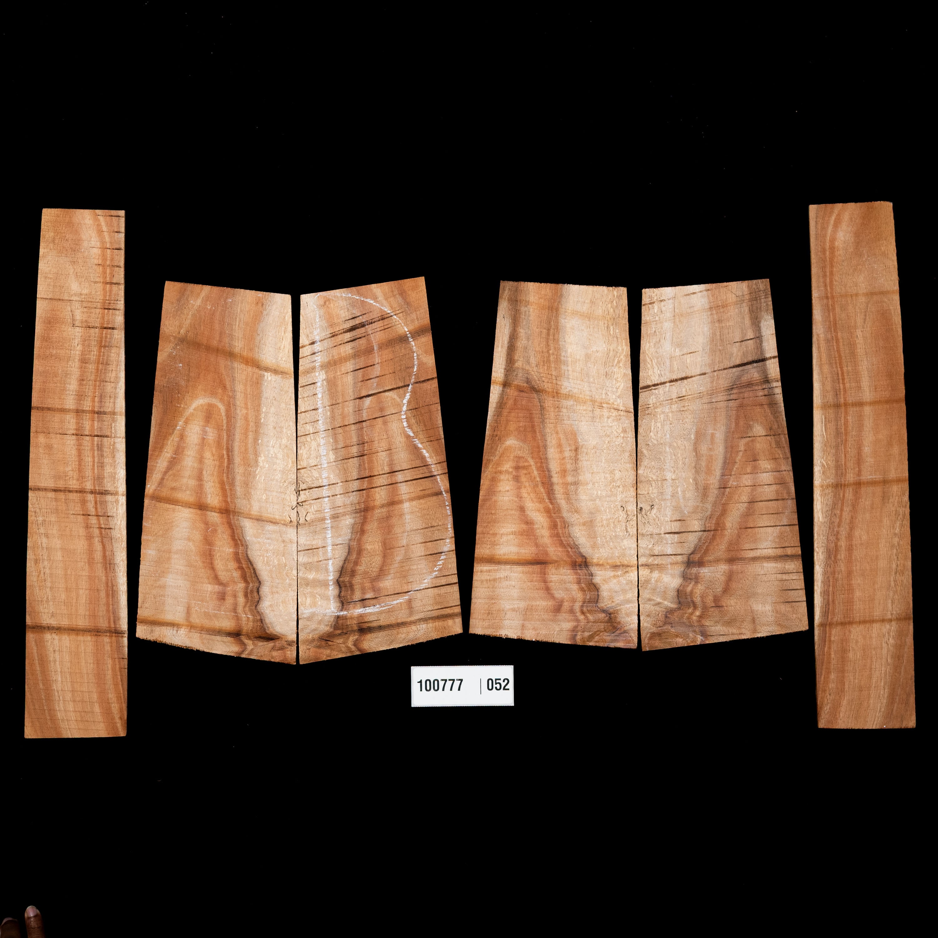 Koa Top + Back + Side Set for Tenor Ukulele - 052