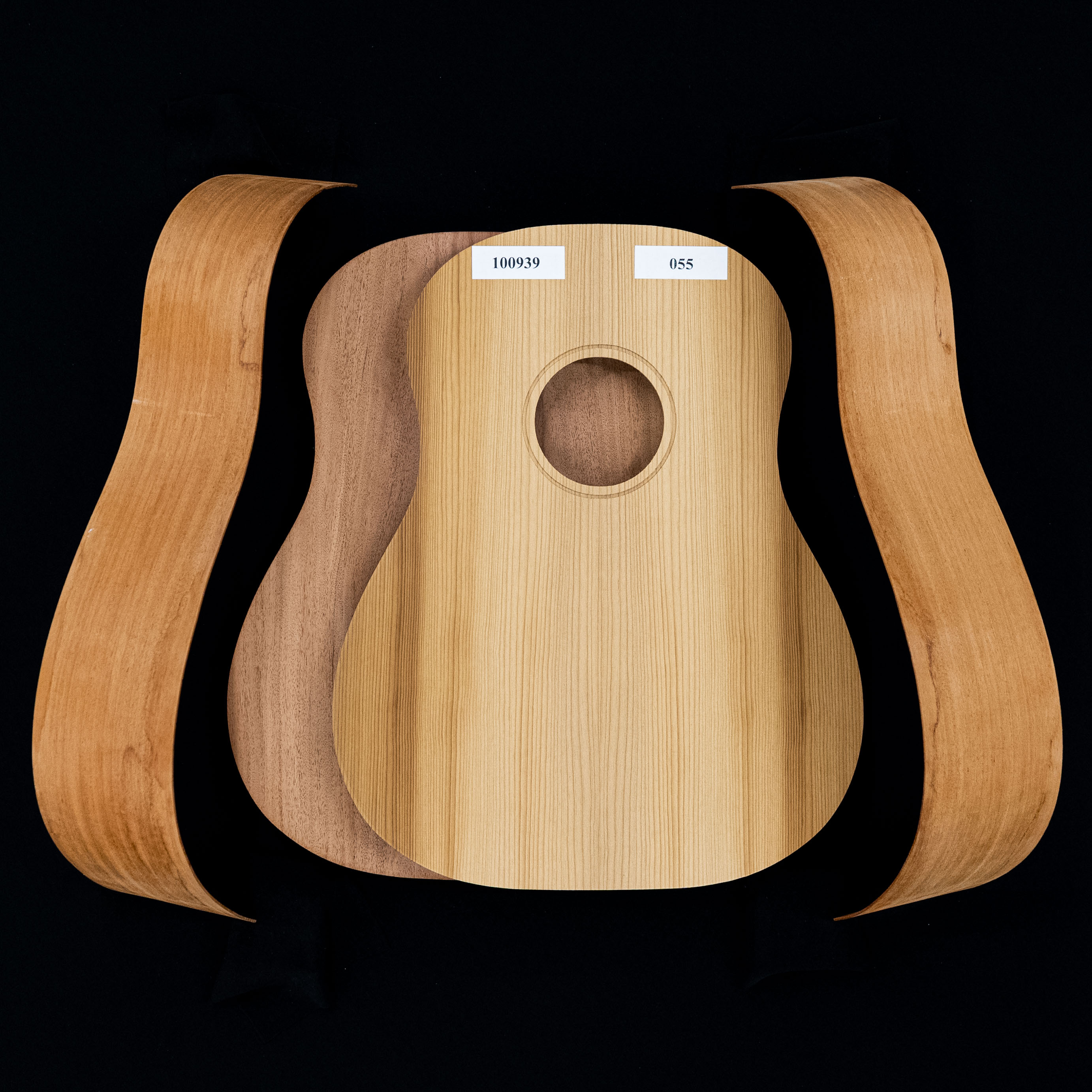 Jumbo45 Acoustic Guitar Kit with Torrefied Red Spruce and Mahogany 055 StewMac