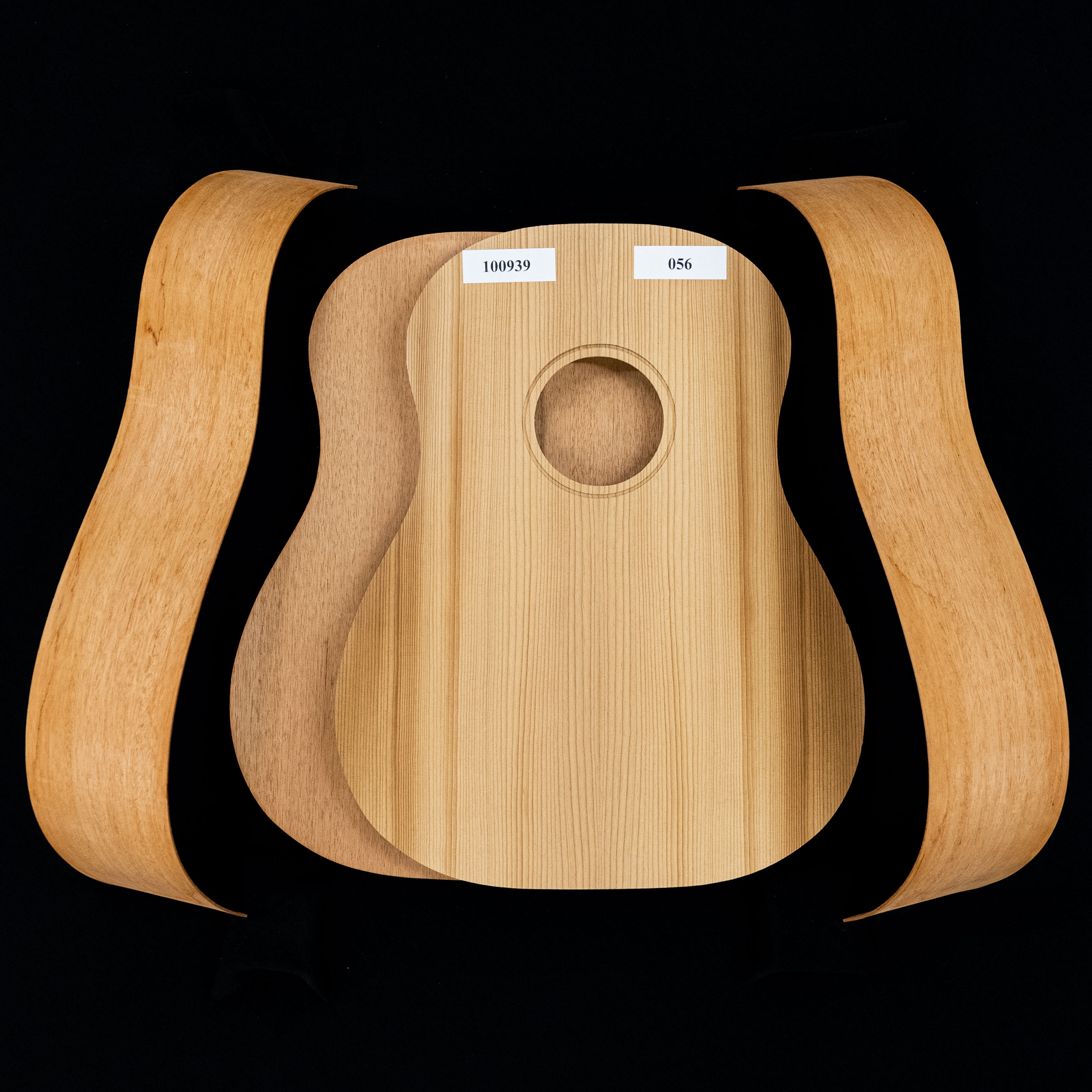 Jumbo-45 Acoustic Guitar Kit with Torrefied Red Spruce and Mahogany ...
