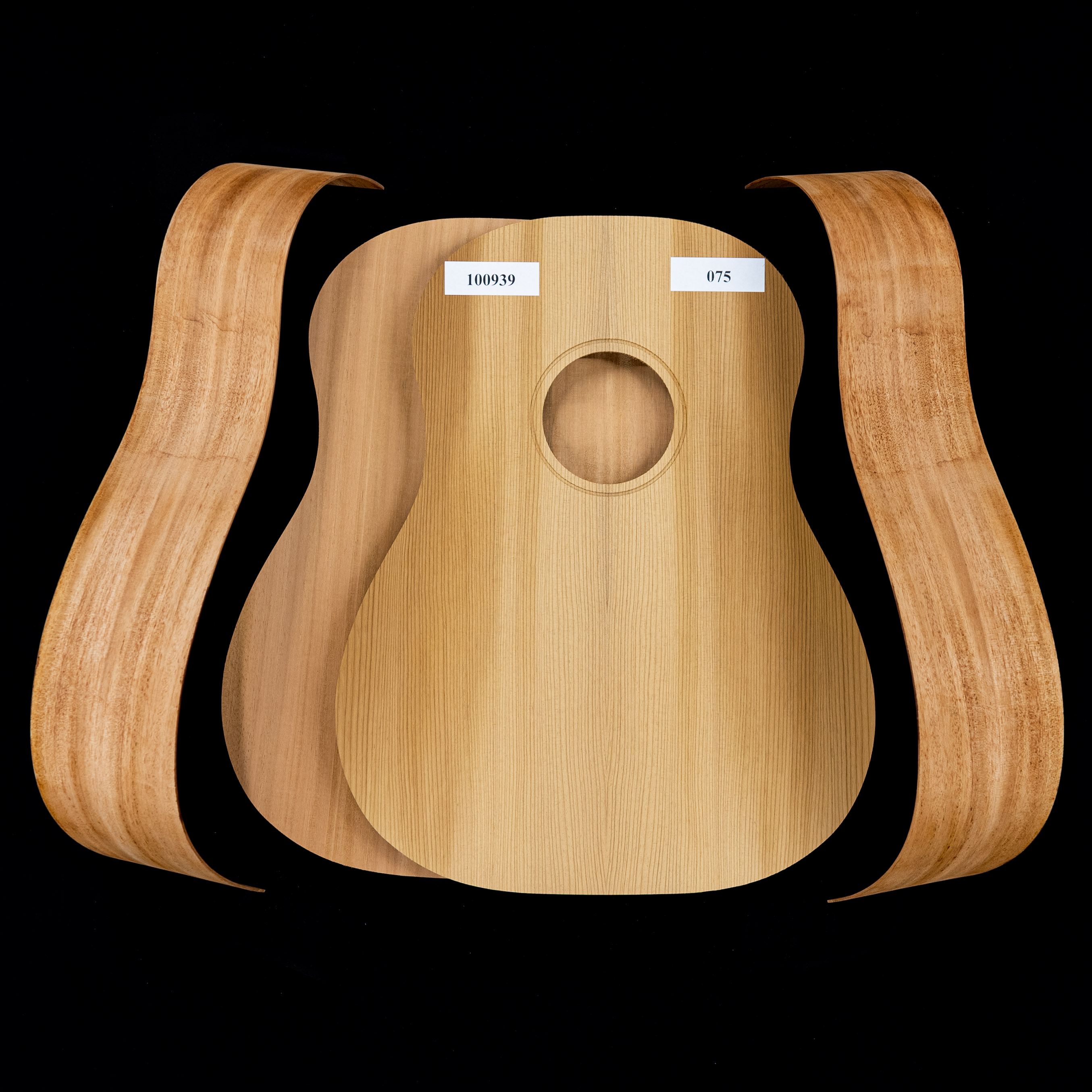 Jumbo-45 Acoustic Guitar Kit with Torrefied Red Spruce and Mahogany ...