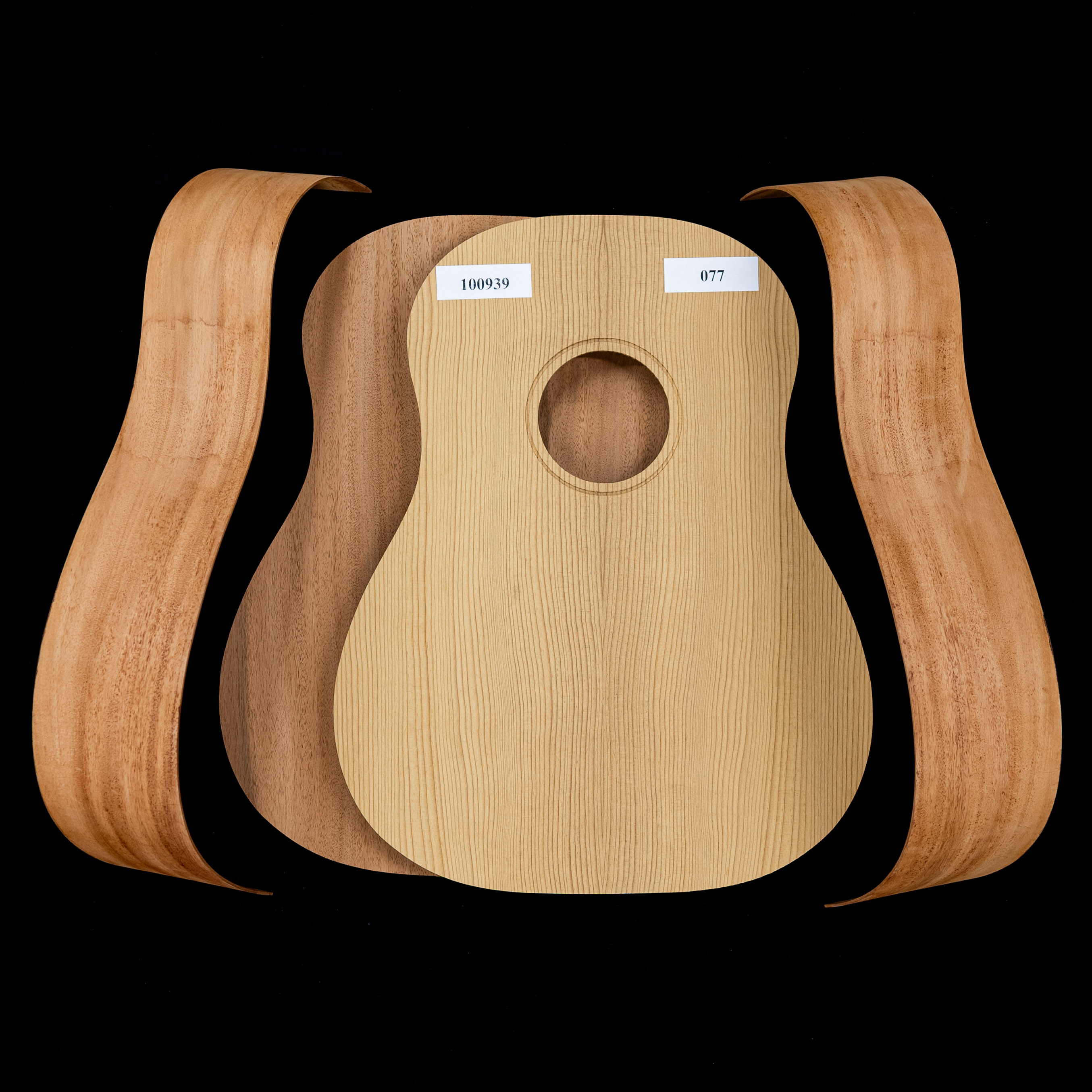 Jumbo45 Acoustic Guitar Kit with Torrefied Red Spruce and Mahogany 077 StewMac