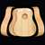 Jumbo-45 Acoustic Guitar Kit with Torrefied Red Spruce and Mahogany - 098