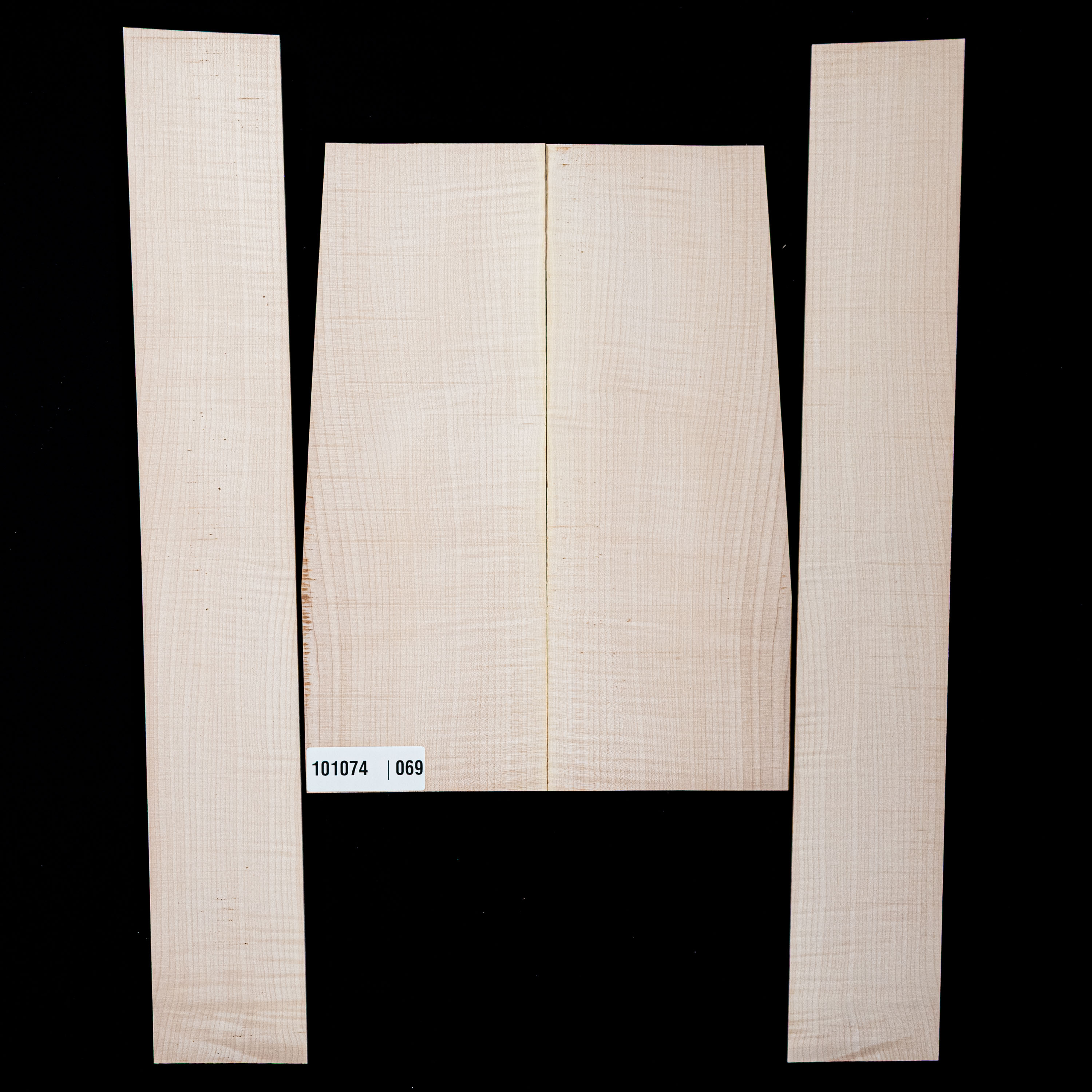 Flame Big Leaf Maple Back + Side Set - 069