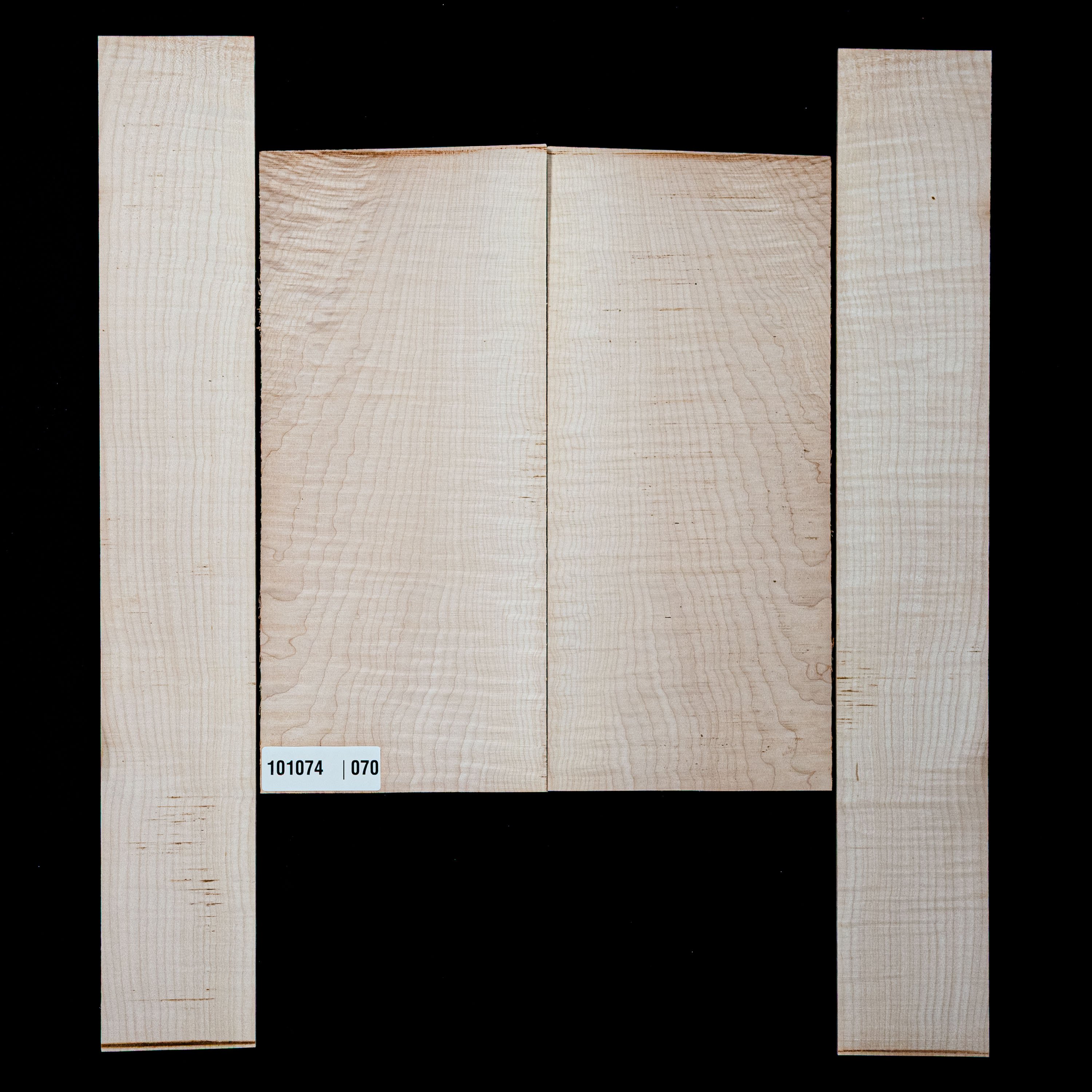 Flame Big Leaf Maple Back + Side Set - 070