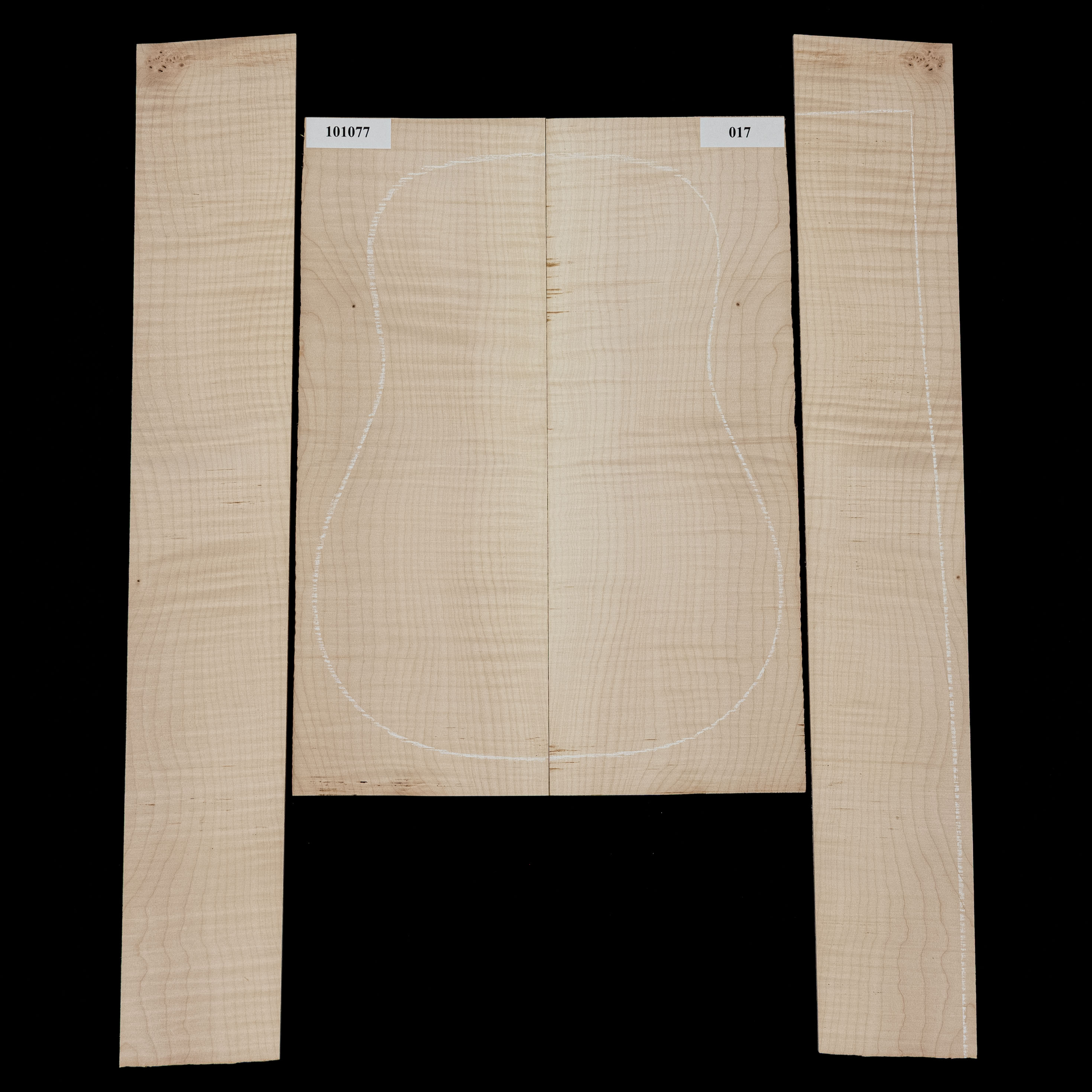 Flame Big Leaf Maple Back Side Set 017 StewMac flame-big-leaf-maple-back-side-set-017-stewmac