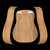 Figured Sapele Joined Back + Bent Side Set for Dreadnought Guitar - 002