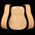 Pomelle Sapele Joined Back + Bent Side Set for Dreadnought Guitar - 025