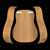 Figured Sapele Joined Back + Bent Side Set for Dreadnought Guitar - 003