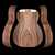 Wild Grain East Indian Rosewood Joined Back + Bent Side Set for OM Guitar - 059