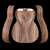 Wild Grain East Indian Rosewood Joined Back + Bent Side Set for OM Guitar - 066