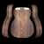 Wild Grain East Indian Rosewood Joined Back + Bent Side Set for OM Guitar - 069