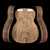 Wild Grain East Indian Rosewood Joined Back + Bent Side Set for OM Guitar - 071