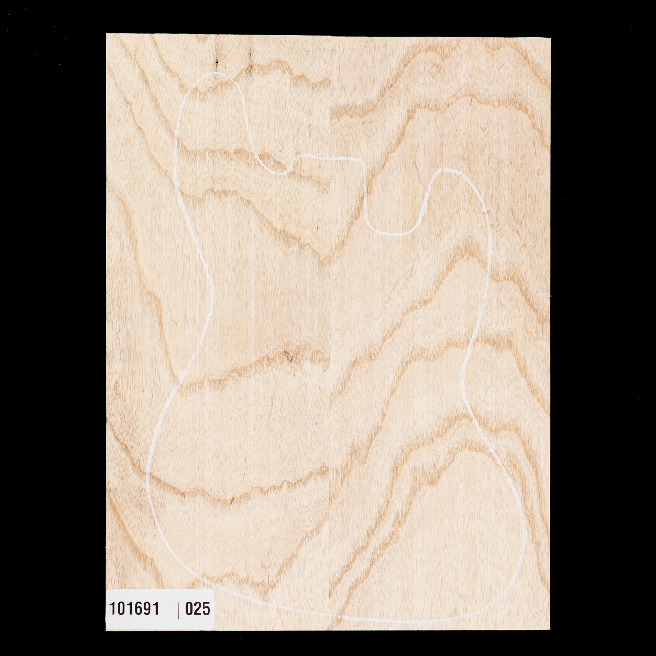 Swamp Ash Oversized Body Blank, 2-Piece (10.4 lb) - 025