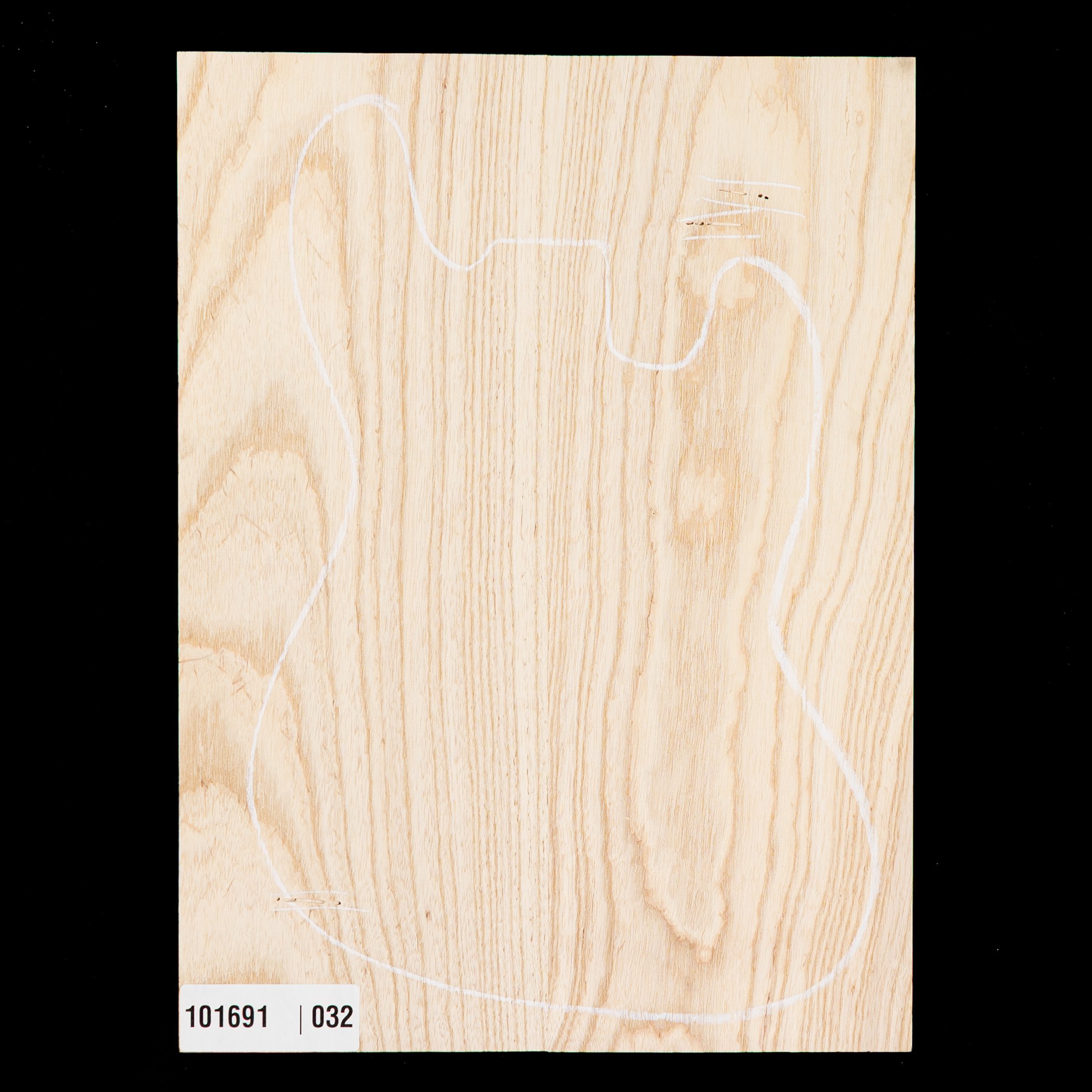 Swamp Ash Oversized Body Blank, 2-Piece (12.3 lb) - 032
