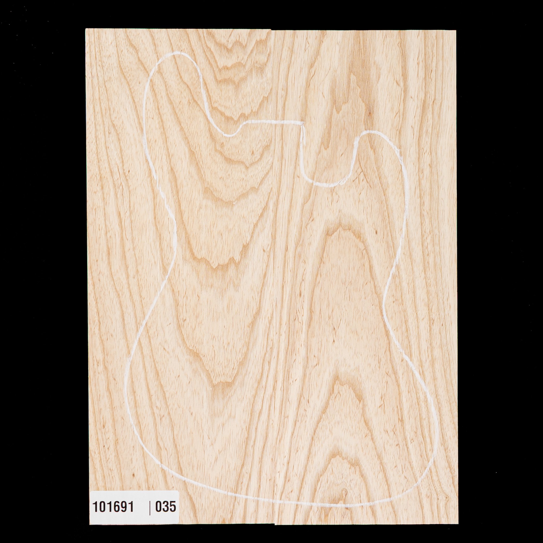 Swamp Ash Oversized Body Blank, 2-Piece (13.4 lb) - 035
