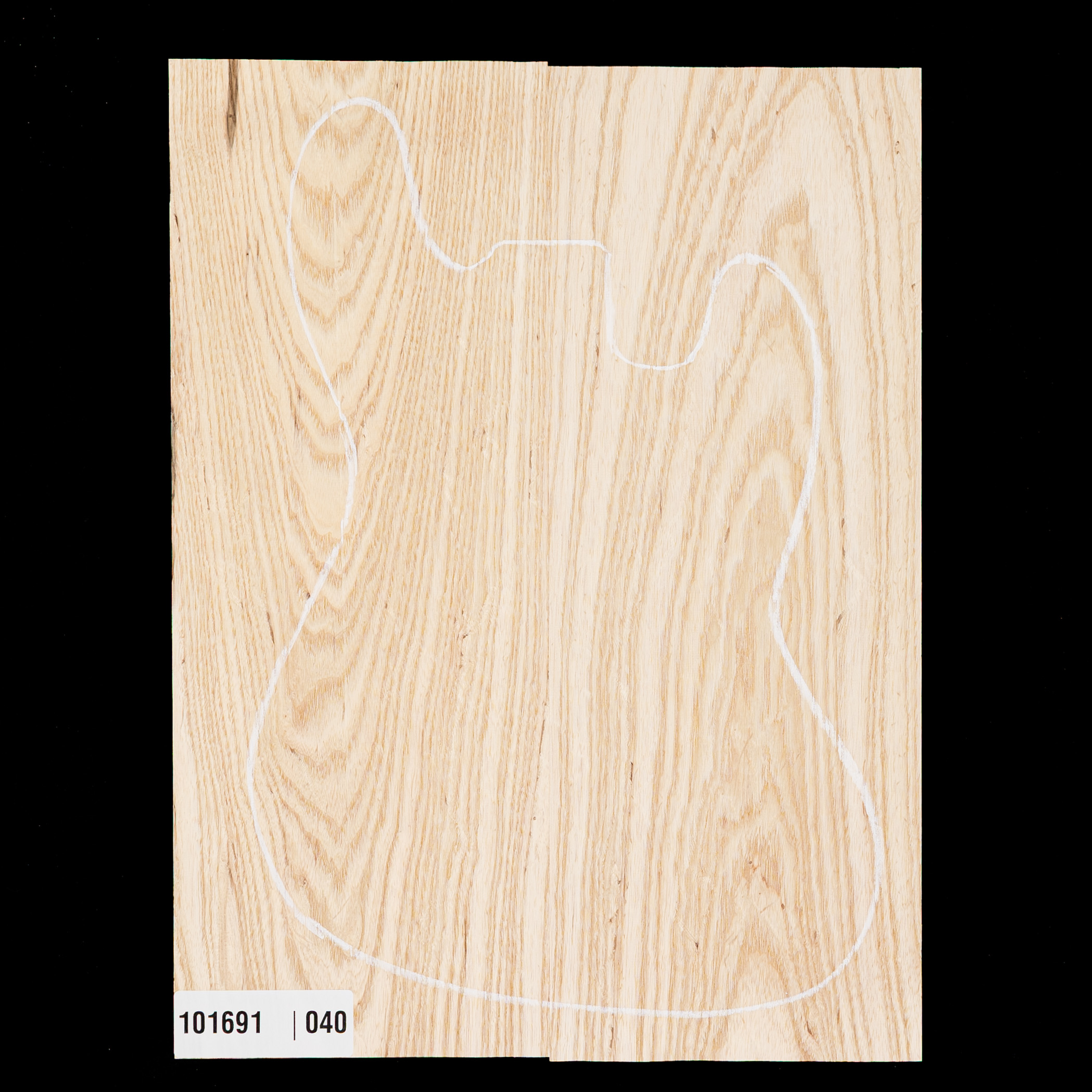 Swamp Ash Oversized Body Blank, 2-Piece (13.4 lb) - 040