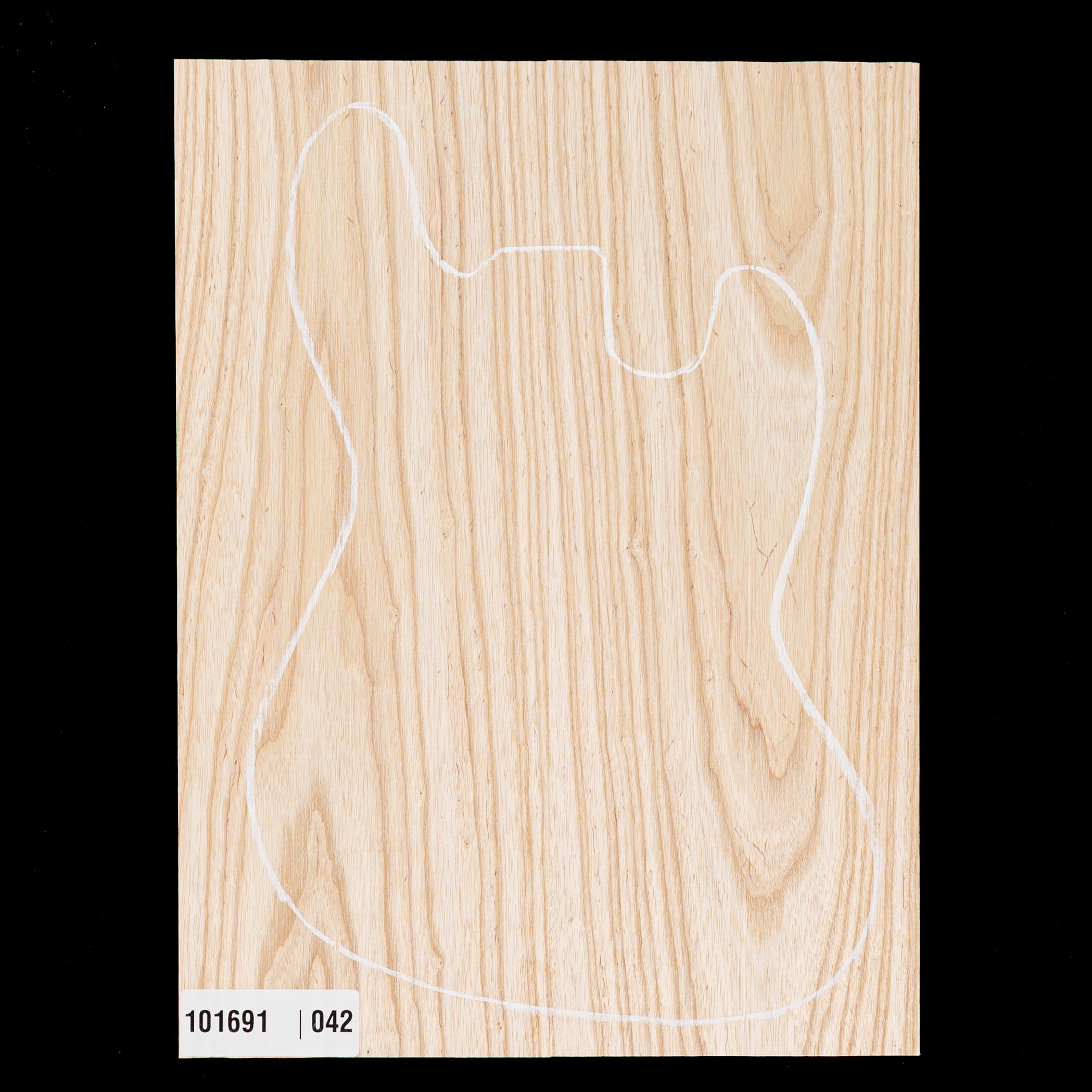 Swamp Ash Oversized Body Blank, 2-Piece (15.4 lb) - 042