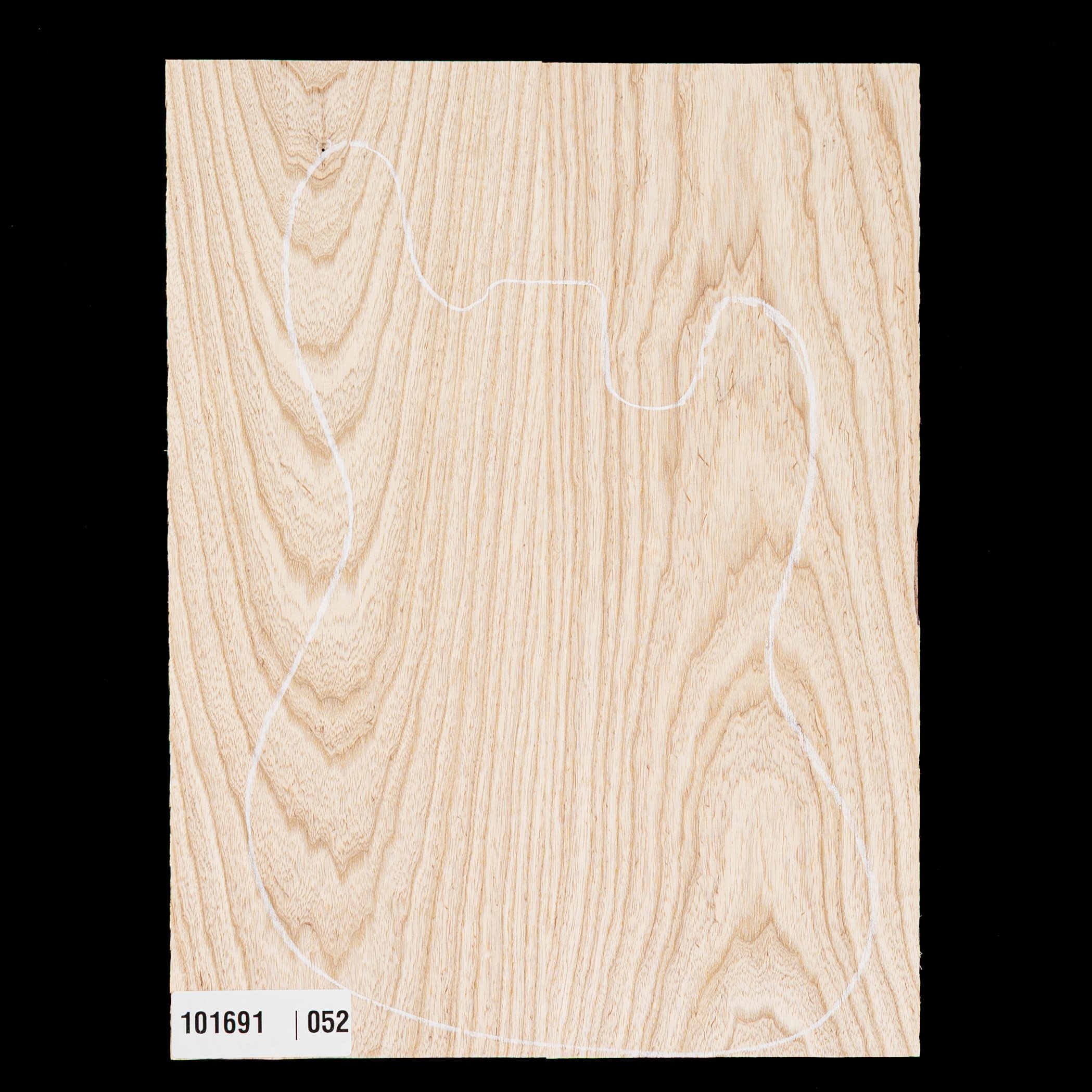 Swamp Ash Oversized Body Blank, 2-Piece (13.8 lb) - 052