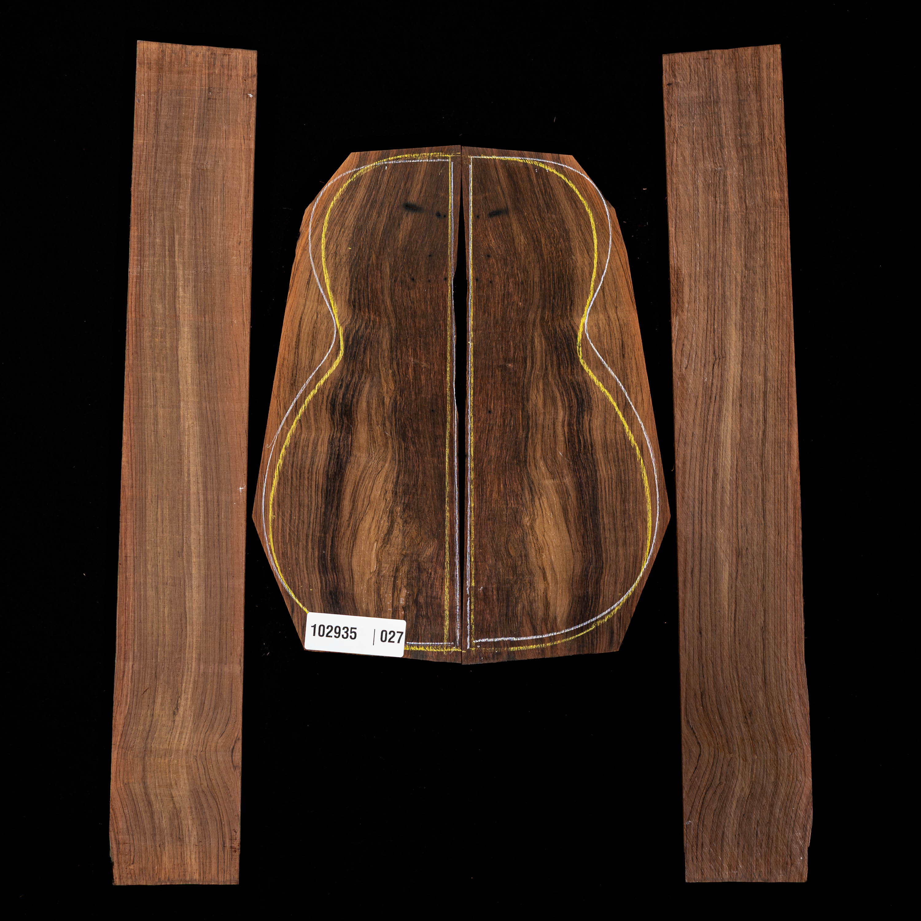 Brazilian Rosewood Back + Side Set - 027