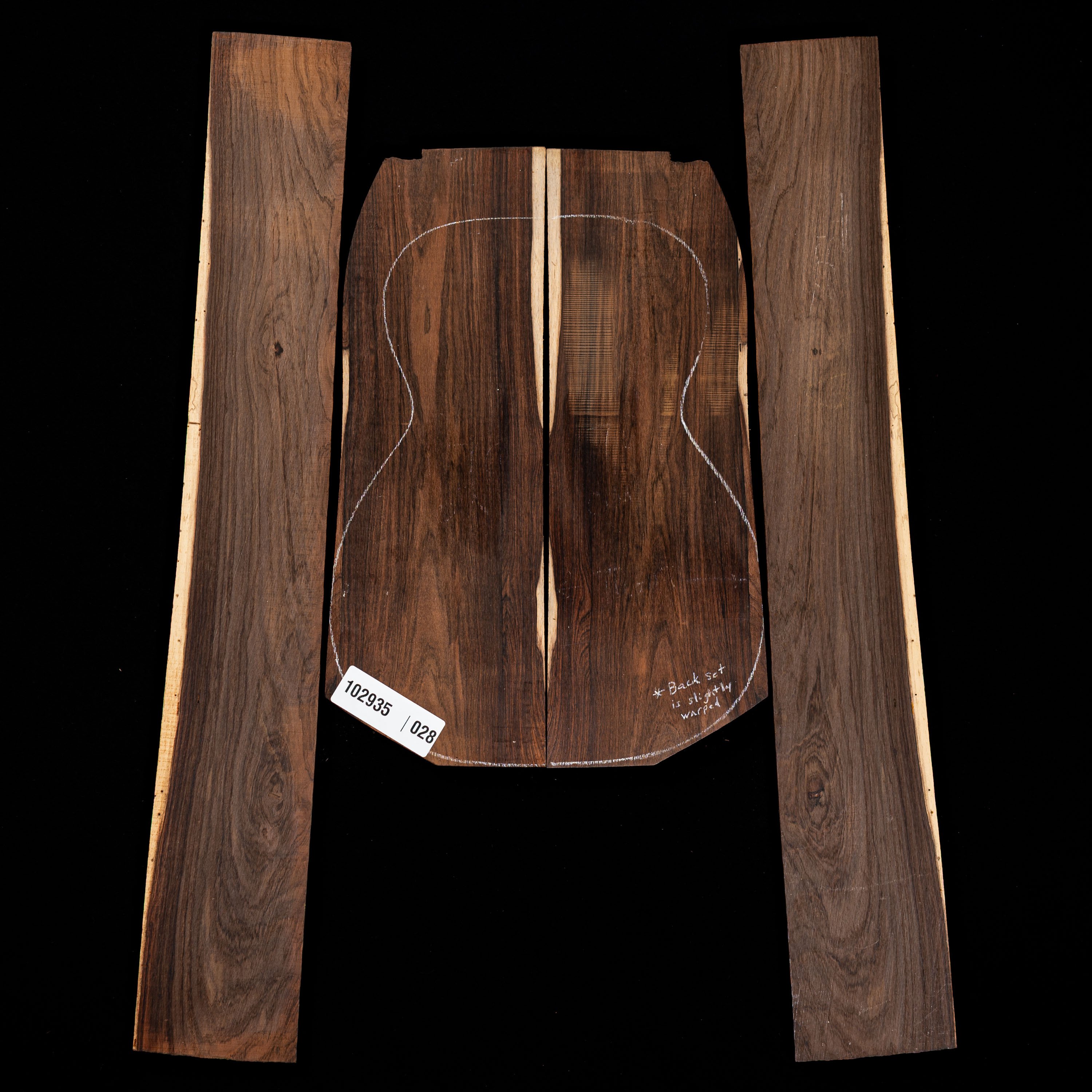 Brazilian Rosewood Back + Side Set - 028