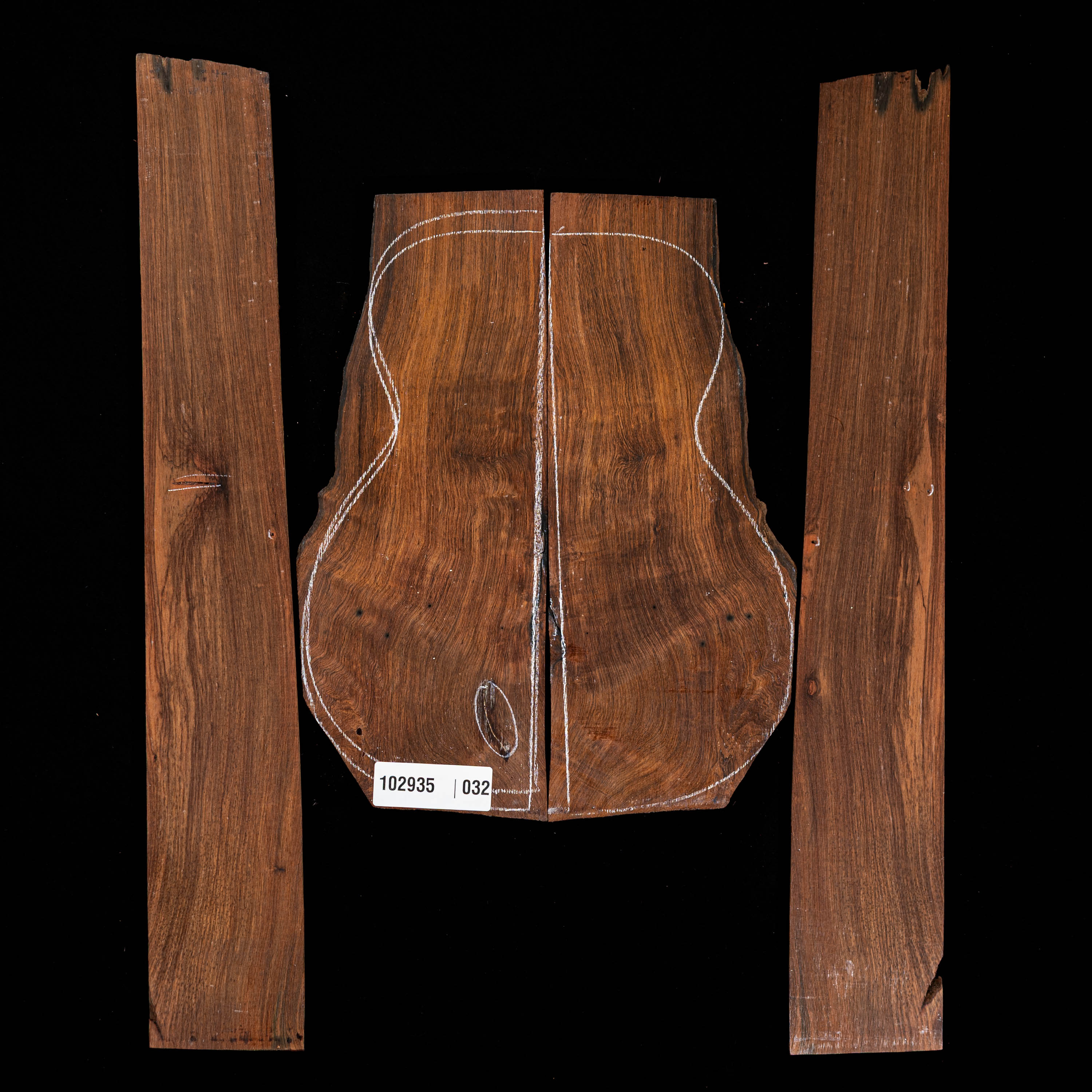 Brazilian Rosewood Back + Side Set - 032