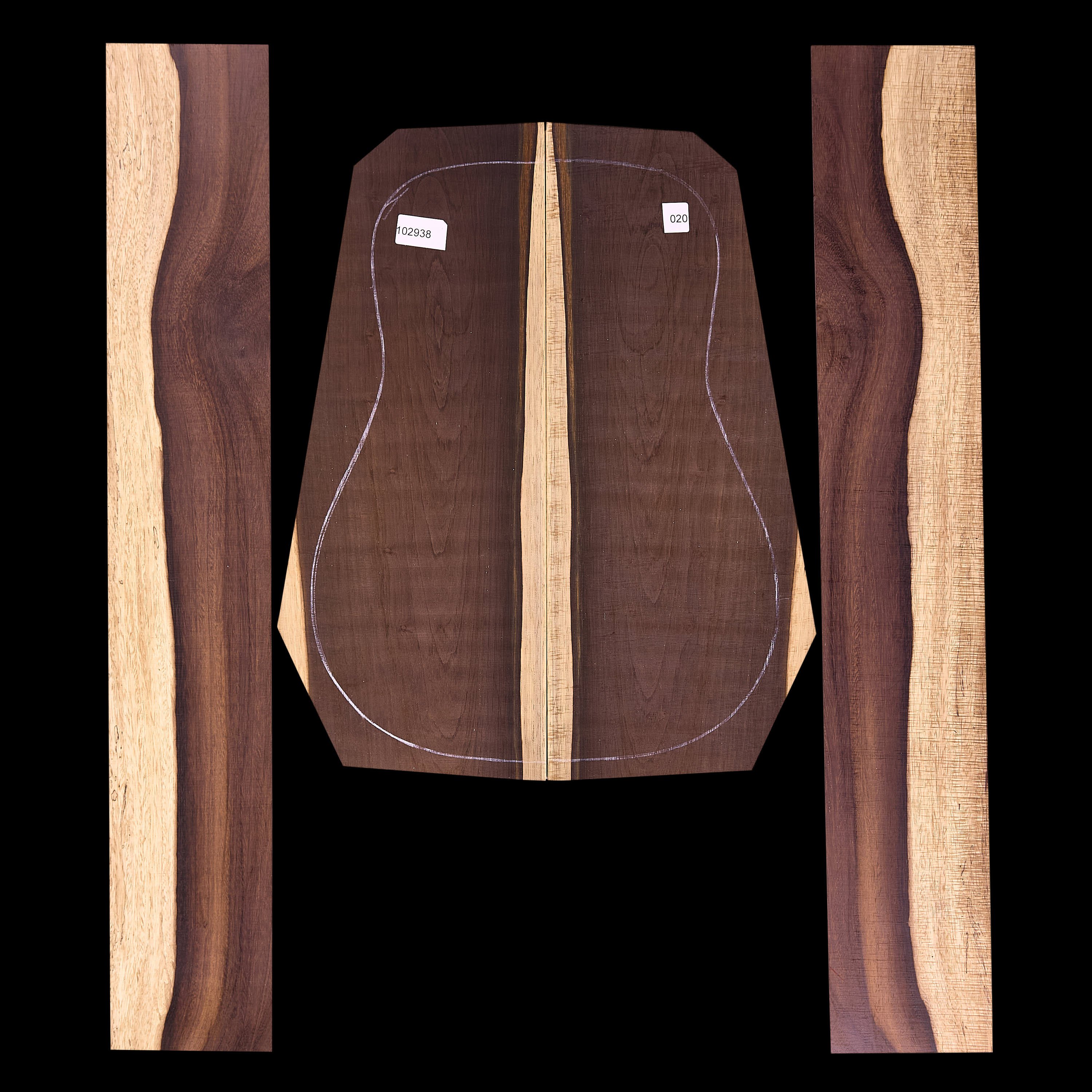Brazilian Rosewood Back + Side Set - 020