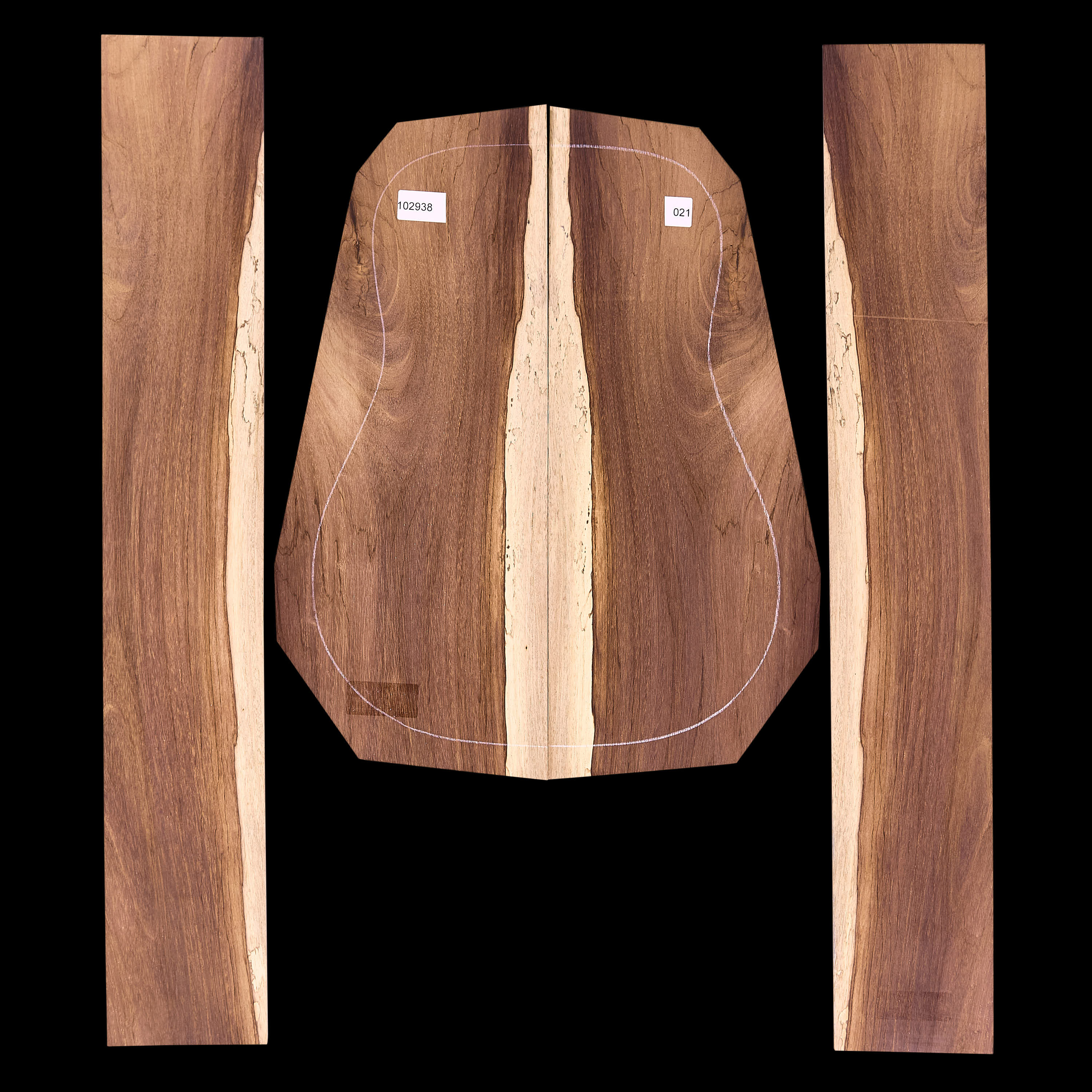 Brazilian Rosewood Back + Side Set - 021