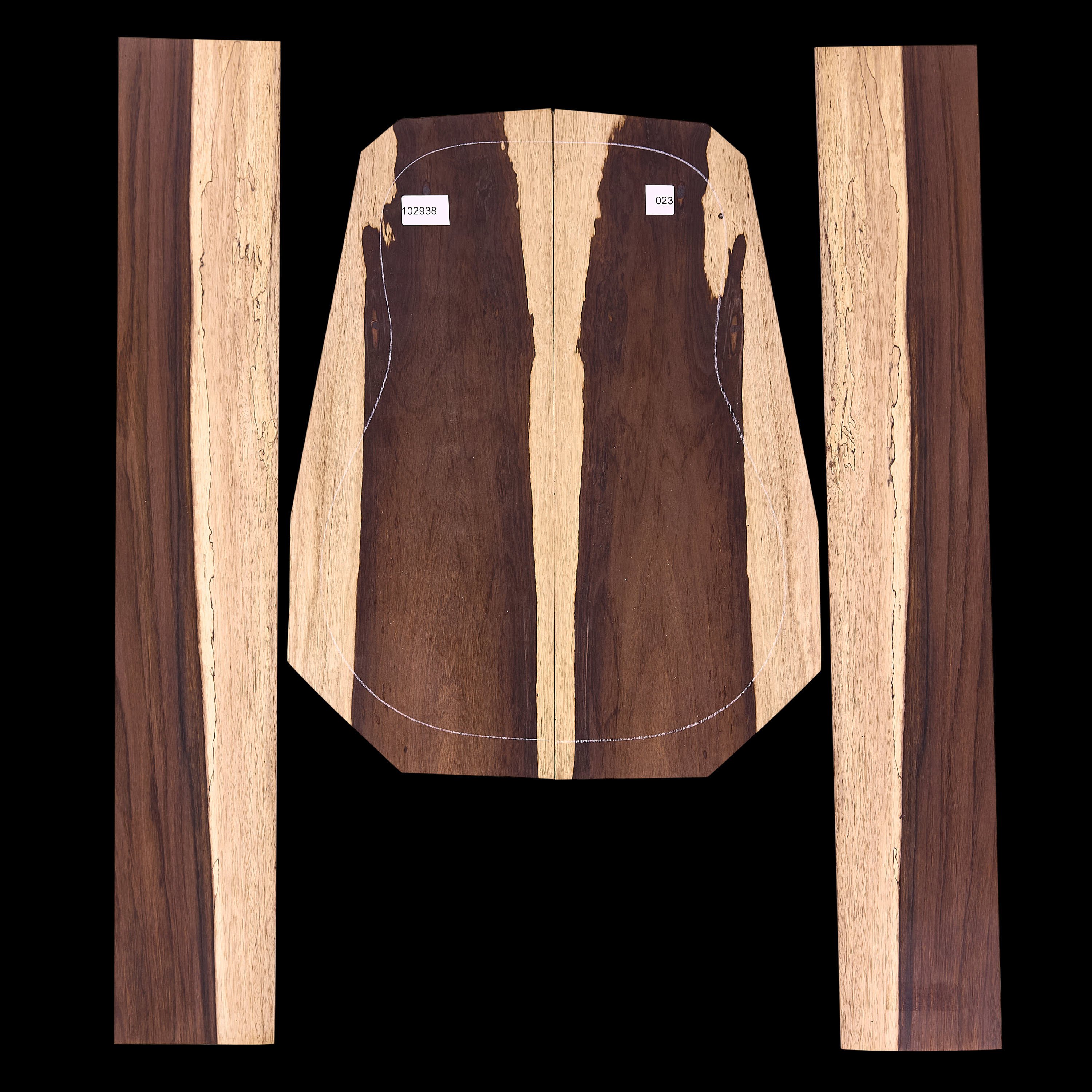 Brazilian Rosewood Back + Side Set - 023