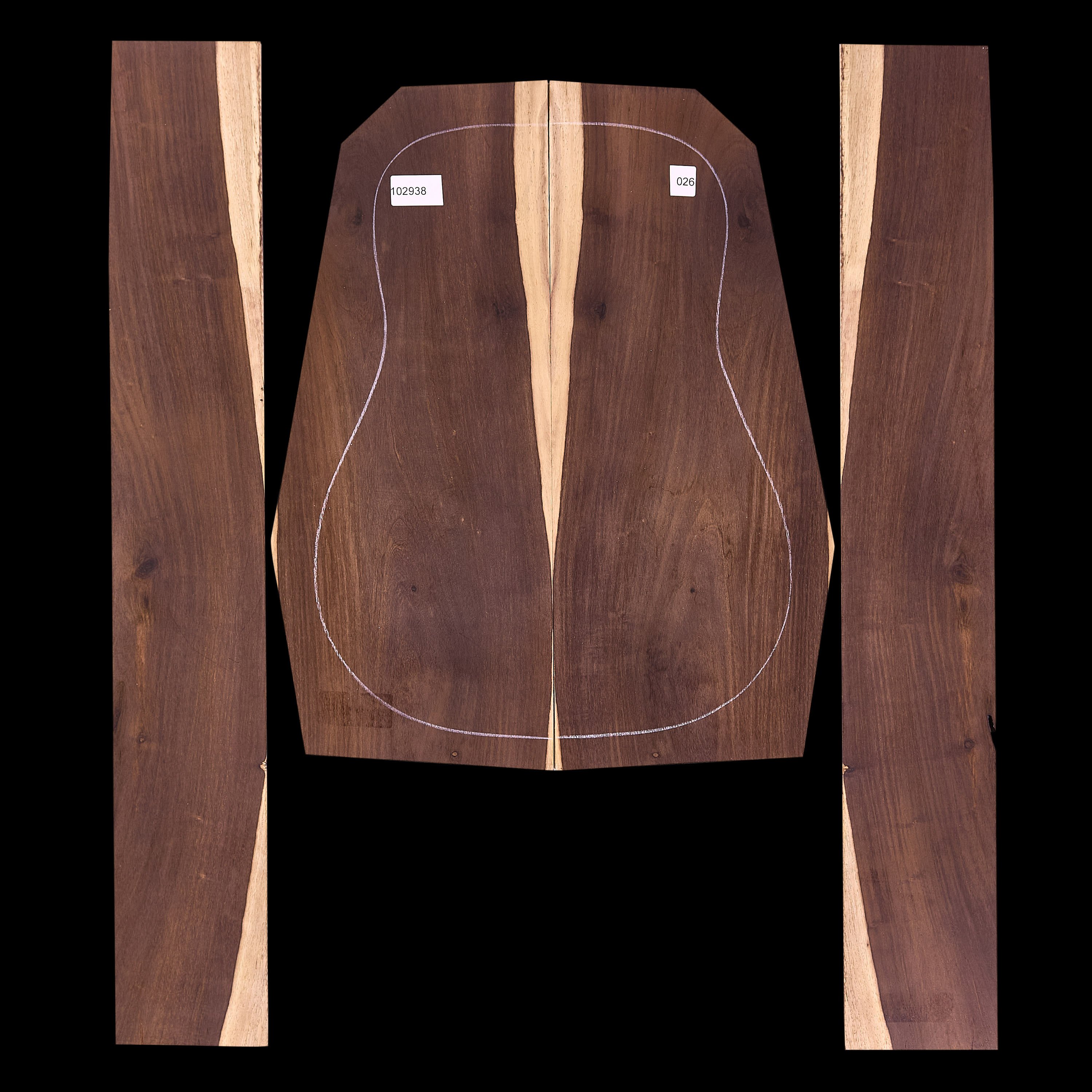 Brazilian Rosewood Back + Side Set - 026