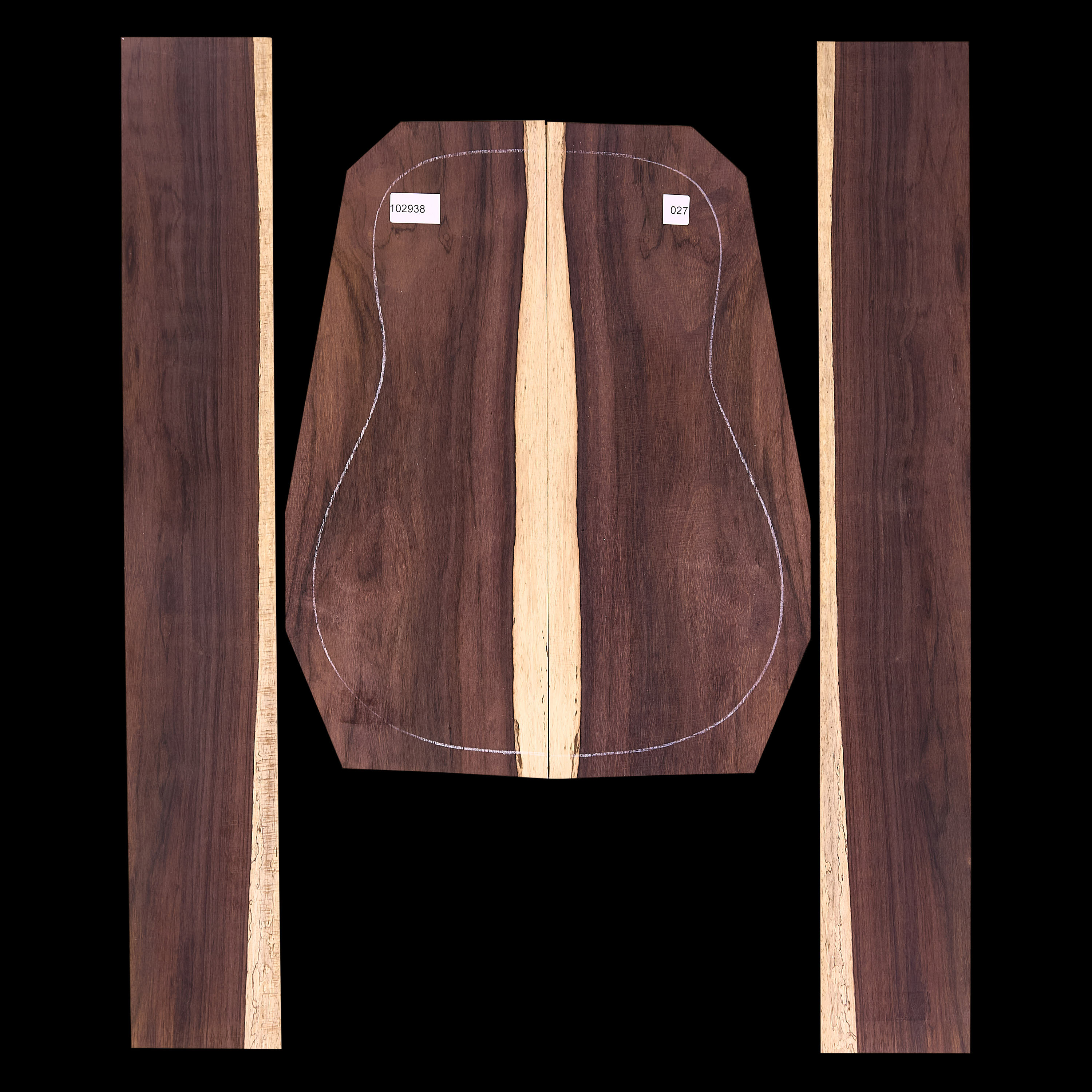 Brazilian Rosewood Back + Side Set - 027
