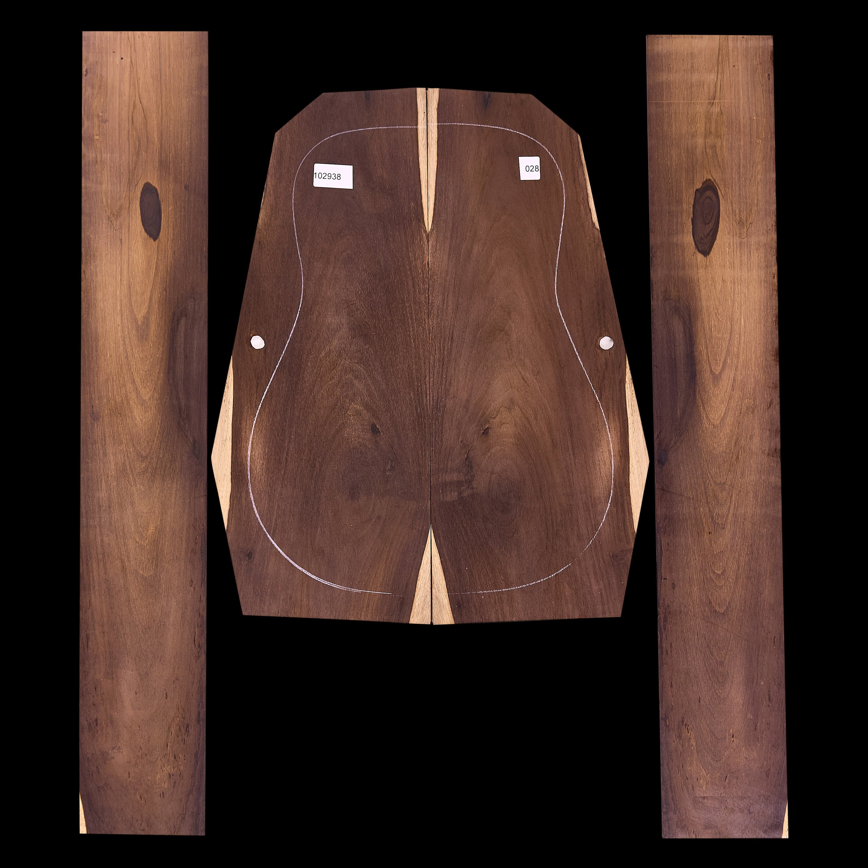 Brazilian Rosewood Back + Side Set - 028