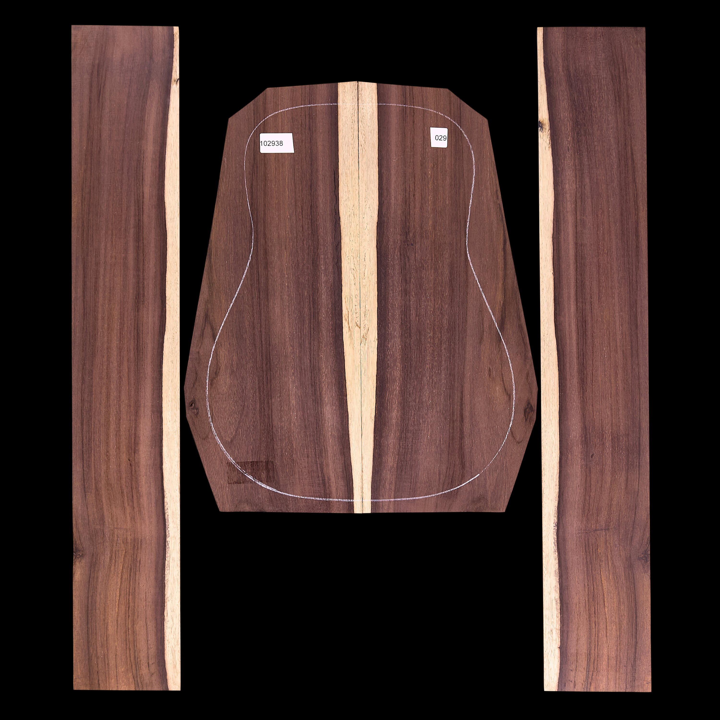 Brazilian Rosewood Back + Side Set - 029