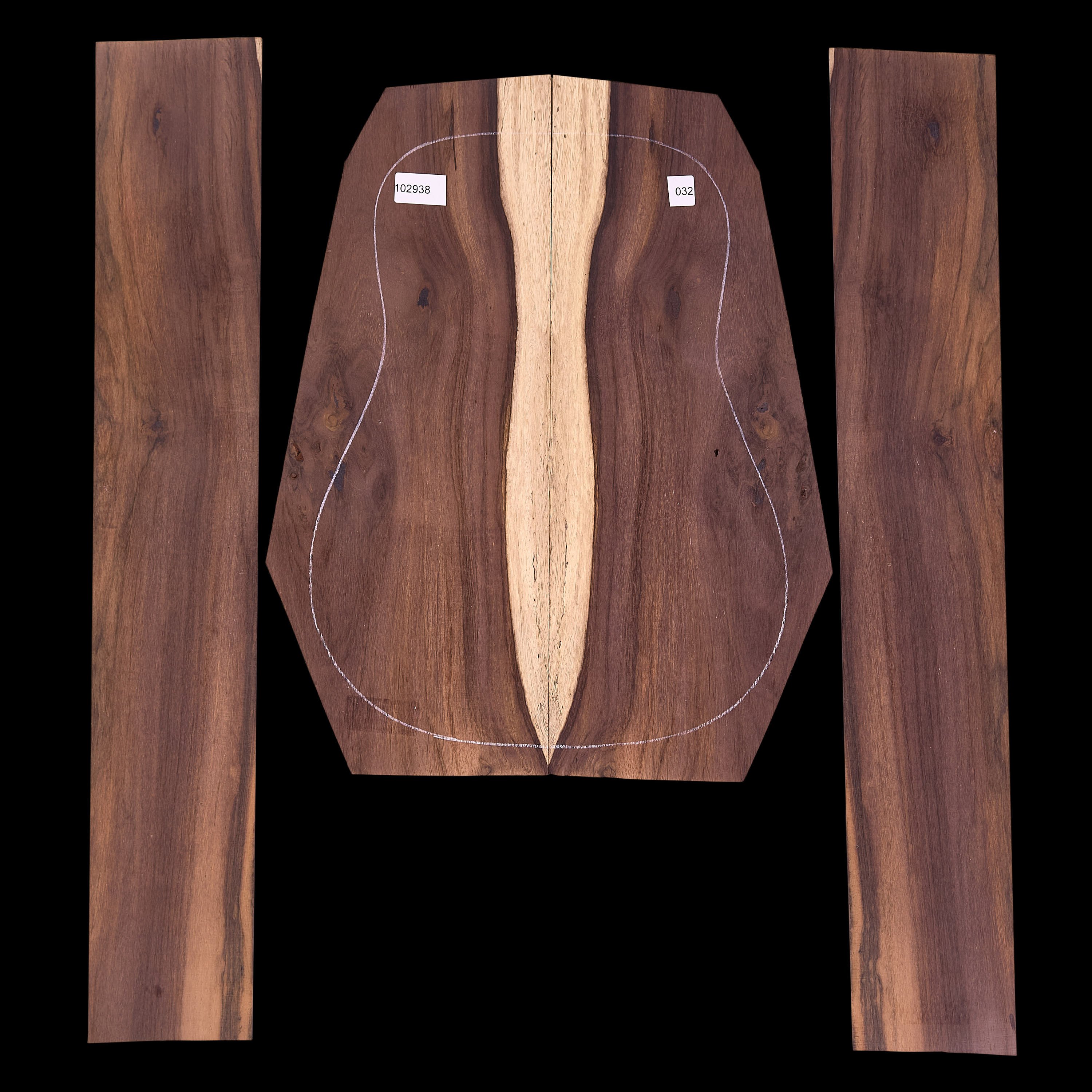 Brazilian Rosewood Back + Side Set - 032