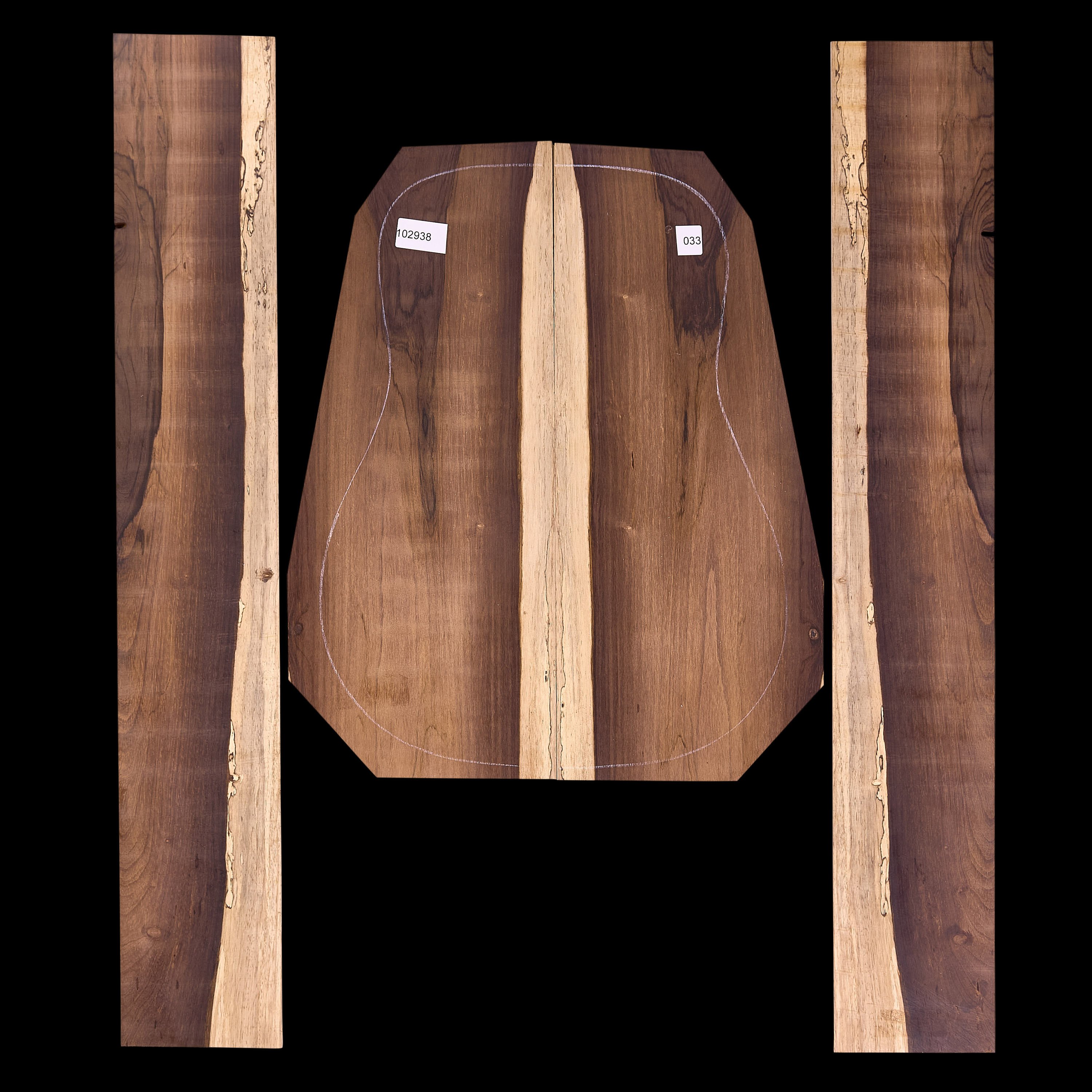 Brazilian Rosewood Back + Side Set - 033