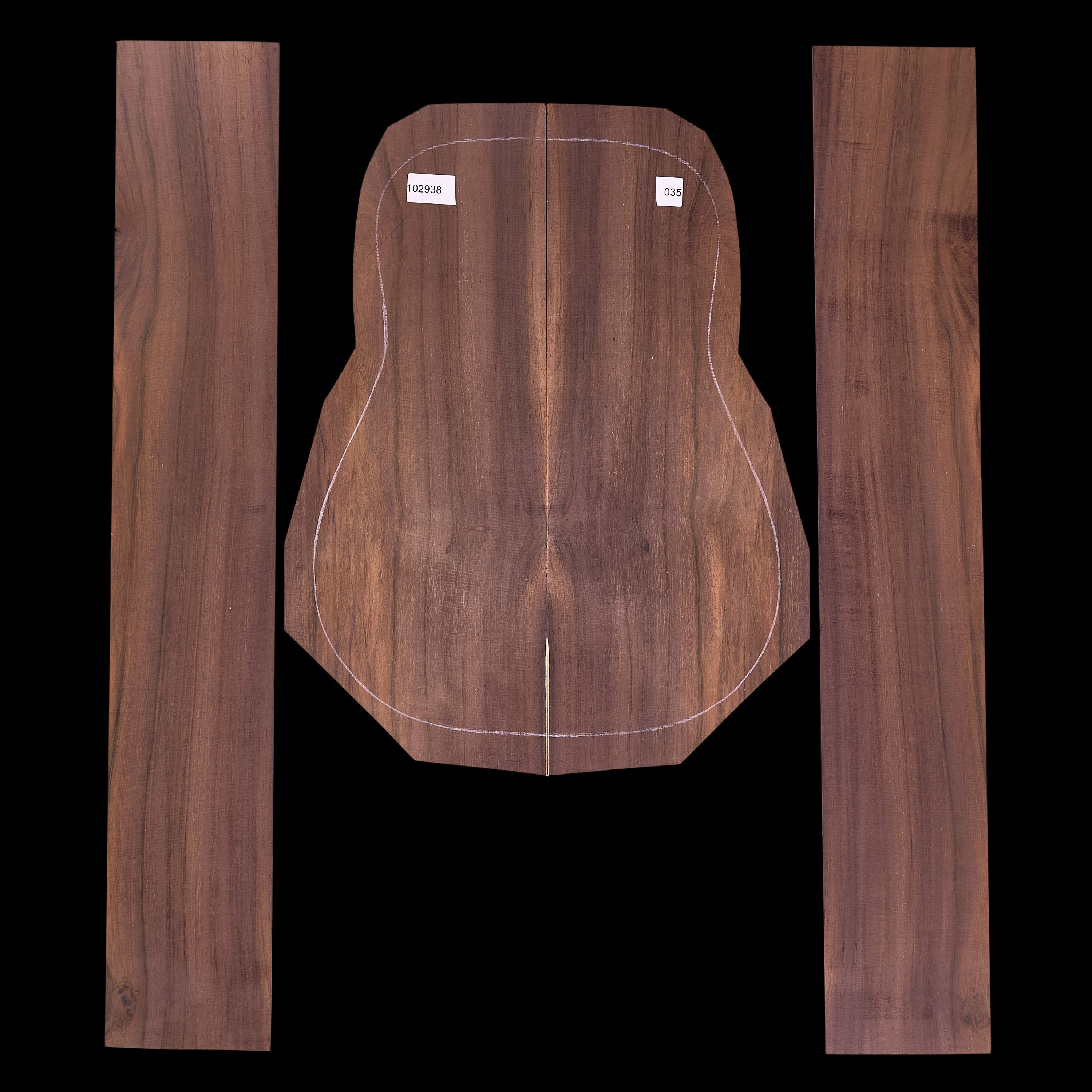 Brazilian Rosewood Back + Side Set - 035