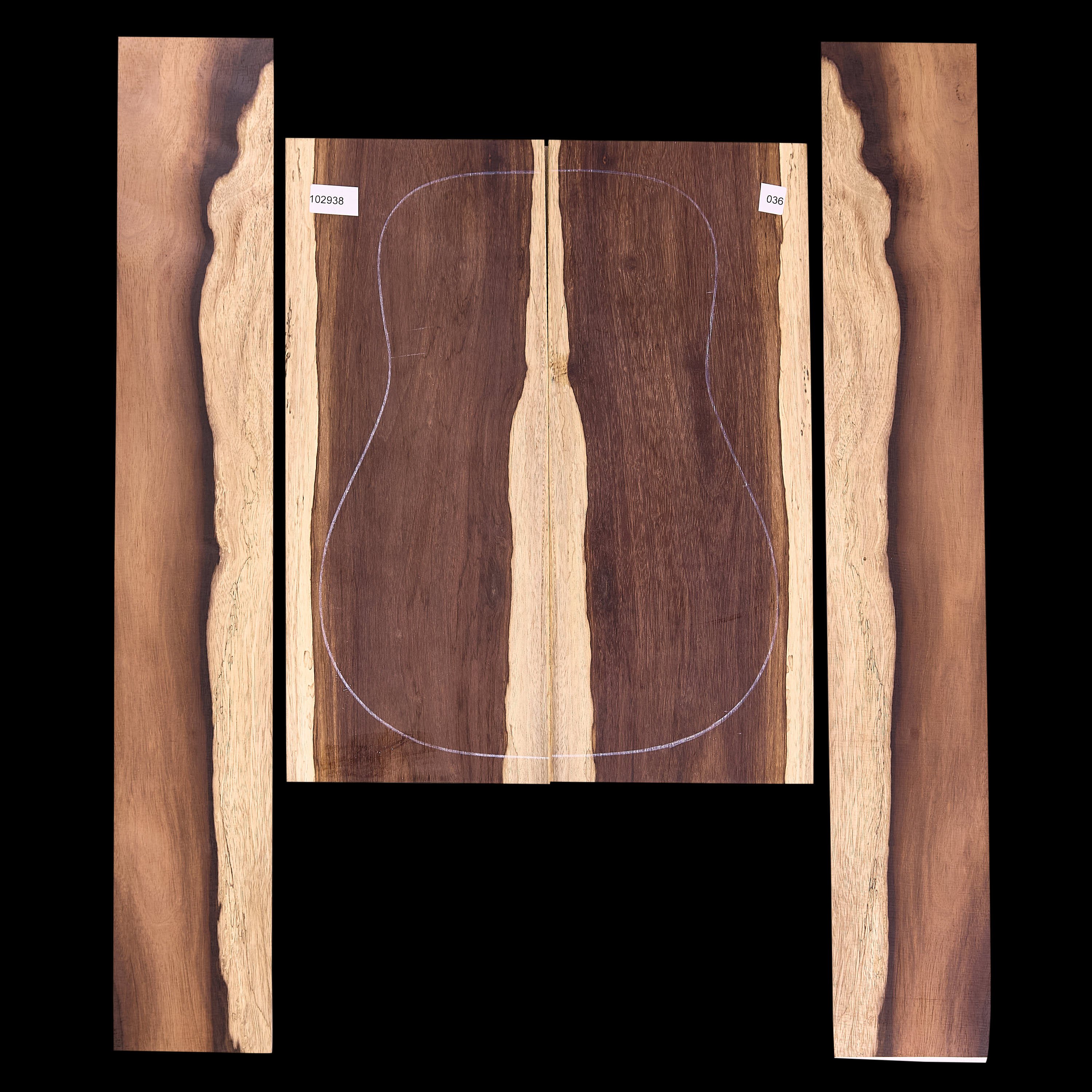 Brazilian Rosewood Back + Side Set - 036