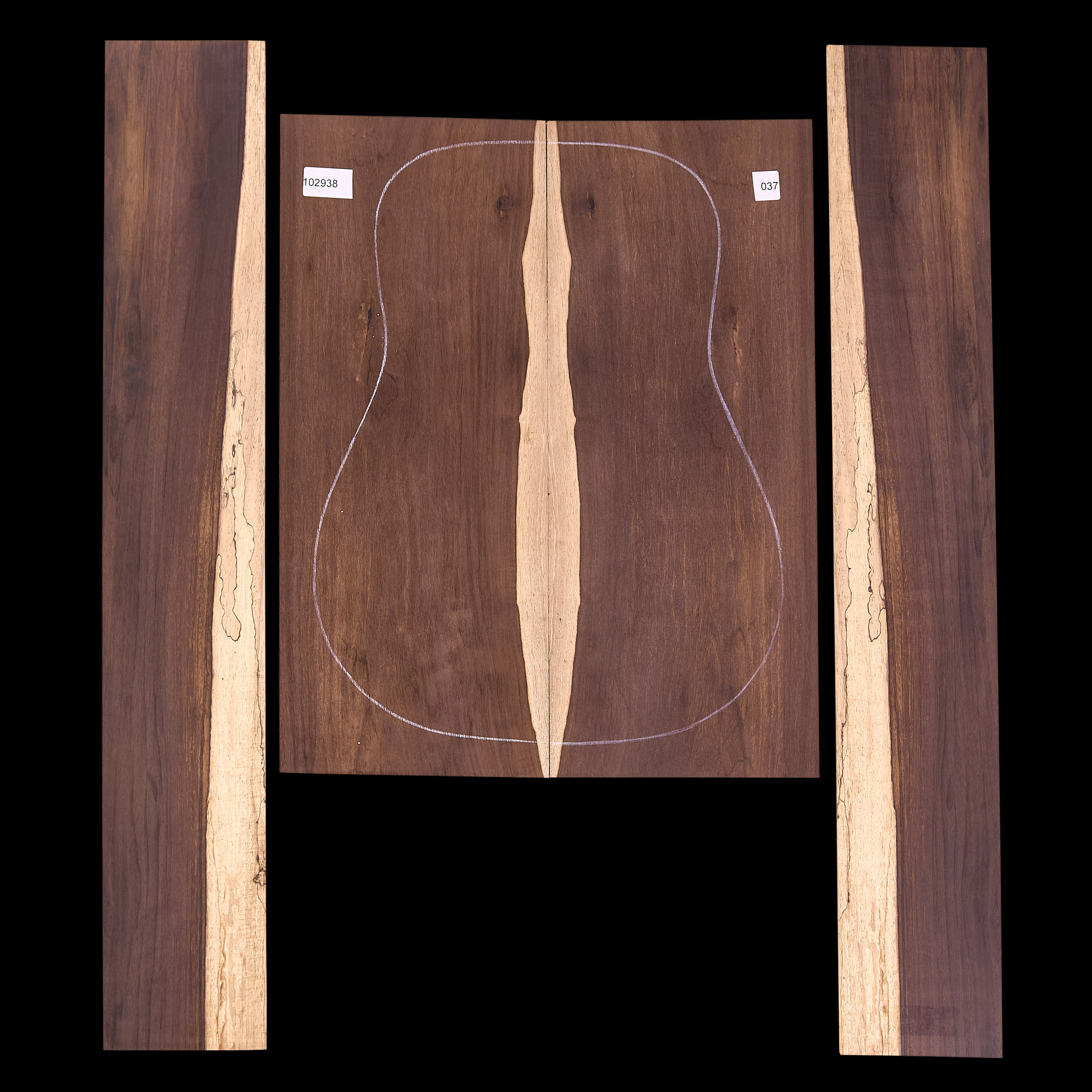 Brazilian Rosewood Back + Side Set - 037