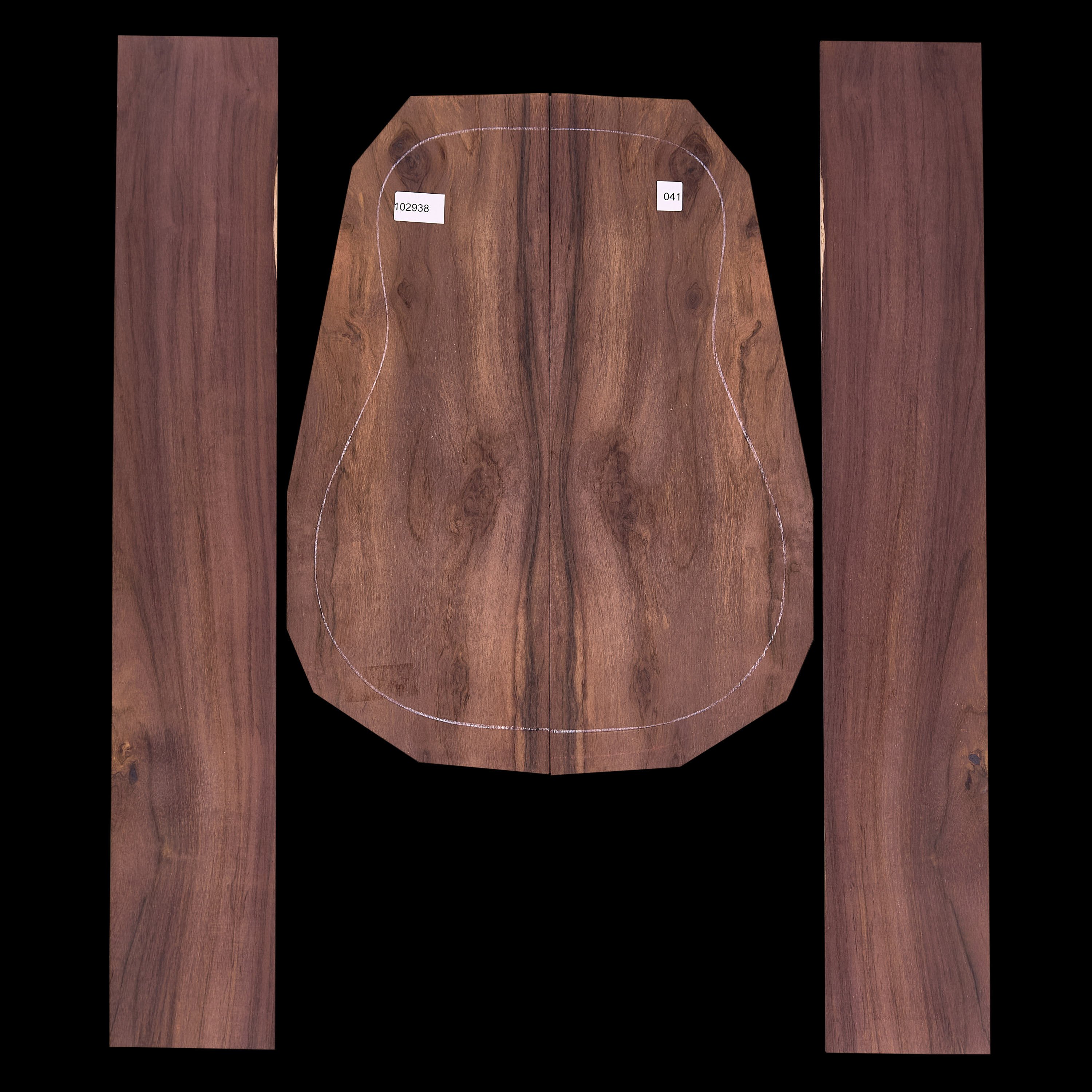 Brazilian Rosewood Back + Side Set - 041