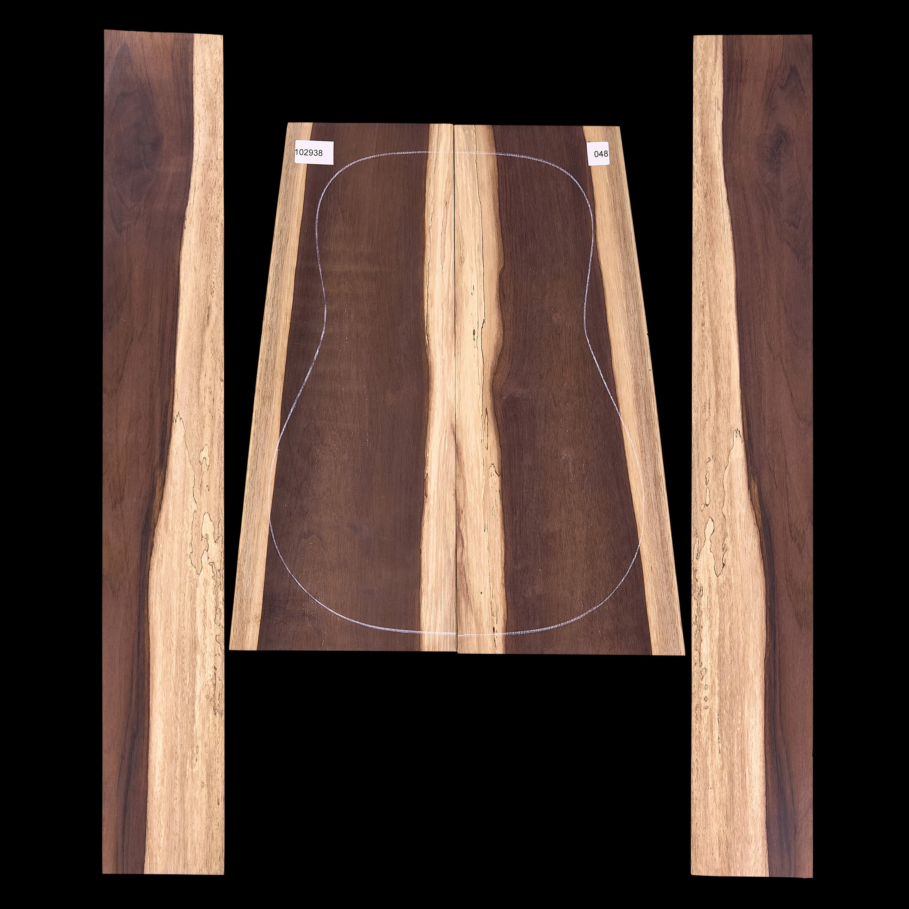 Brazilian Rosewood Back + Side Set - 048