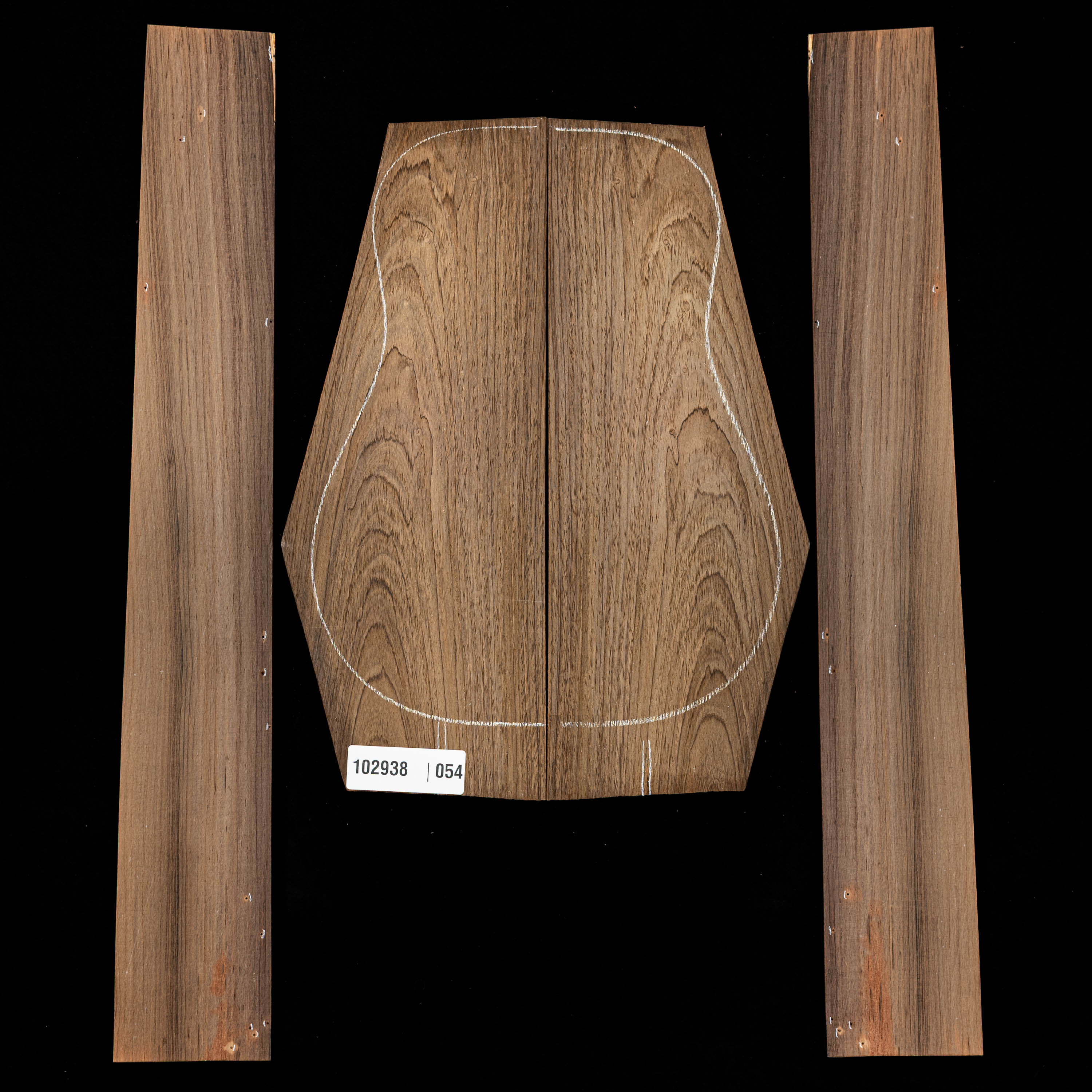 Brazilian Rosewood Back + Side Set - 054