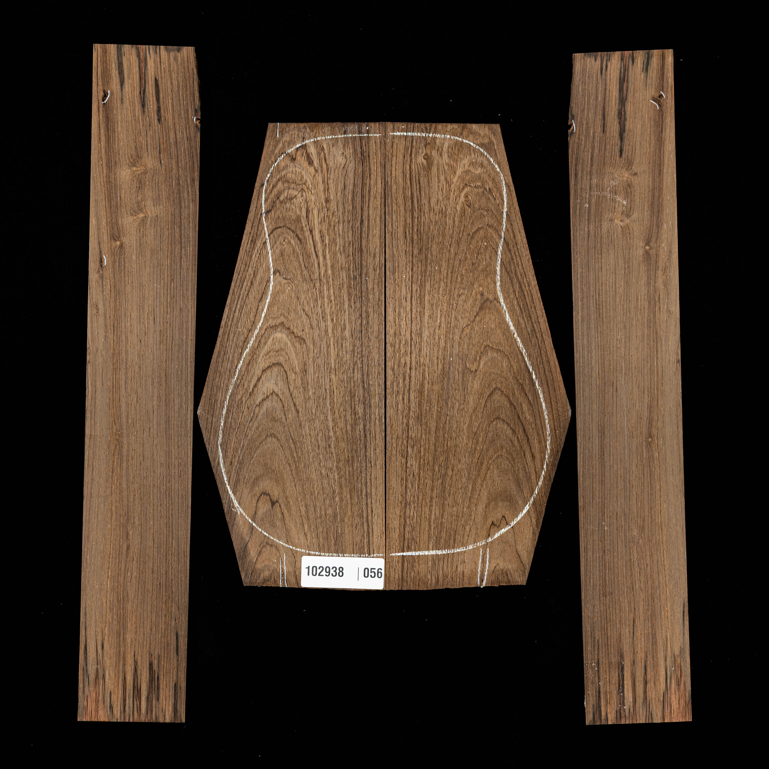 Brazilian Rosewood Back + Side Set - 056