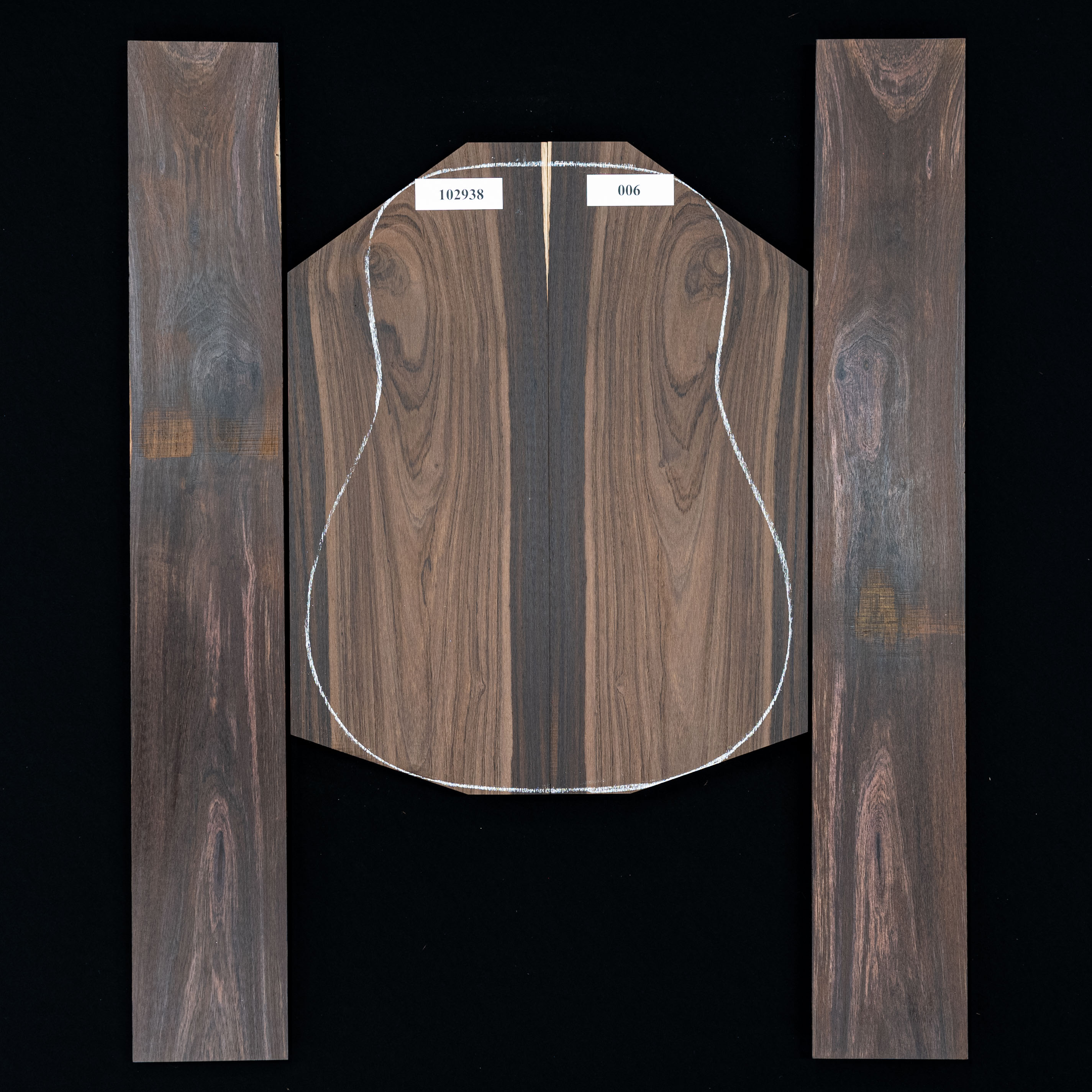 Brazilian Rosewood Back + Side Set - 006 - StewMac