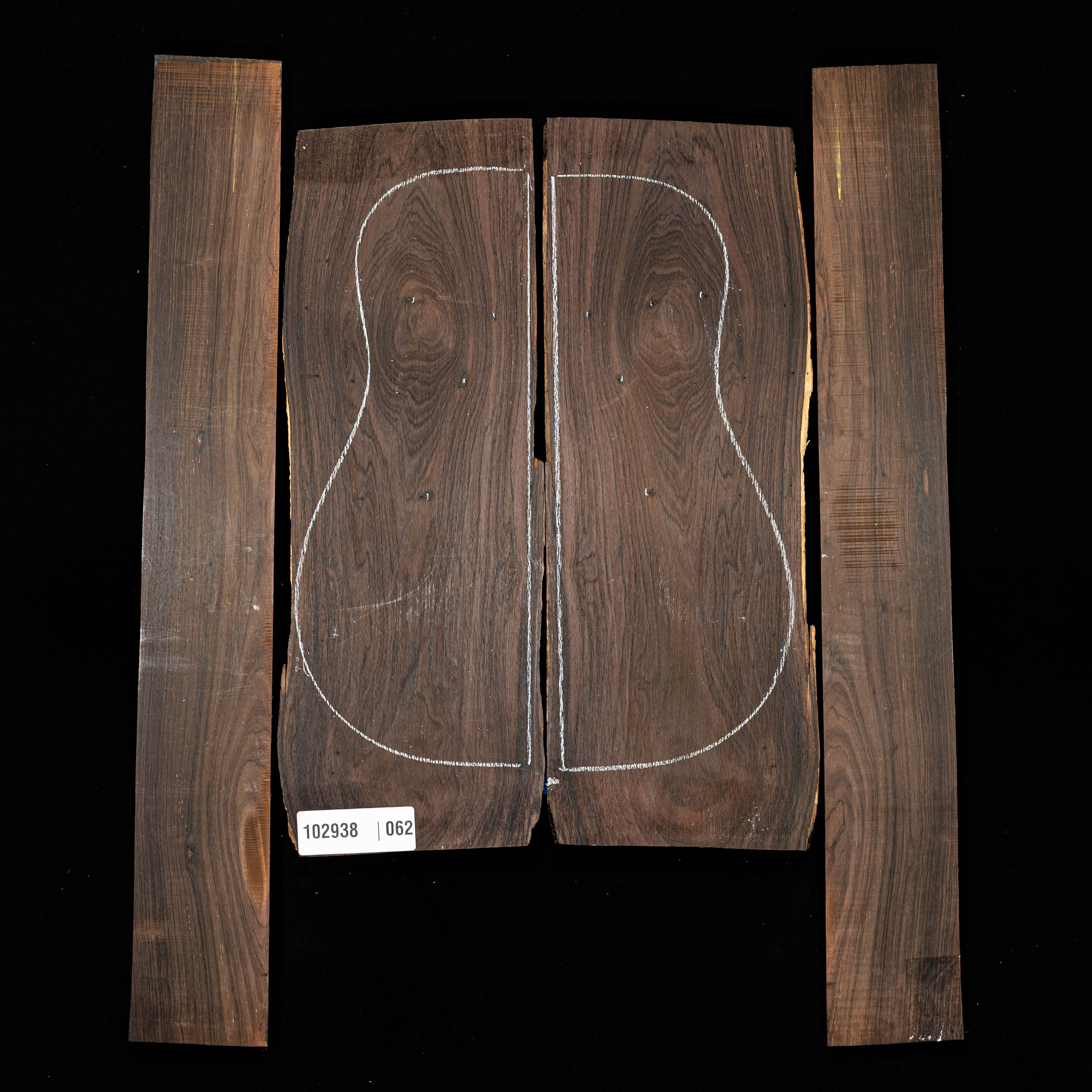 Brazilian Rosewood Back + Side Set - 062