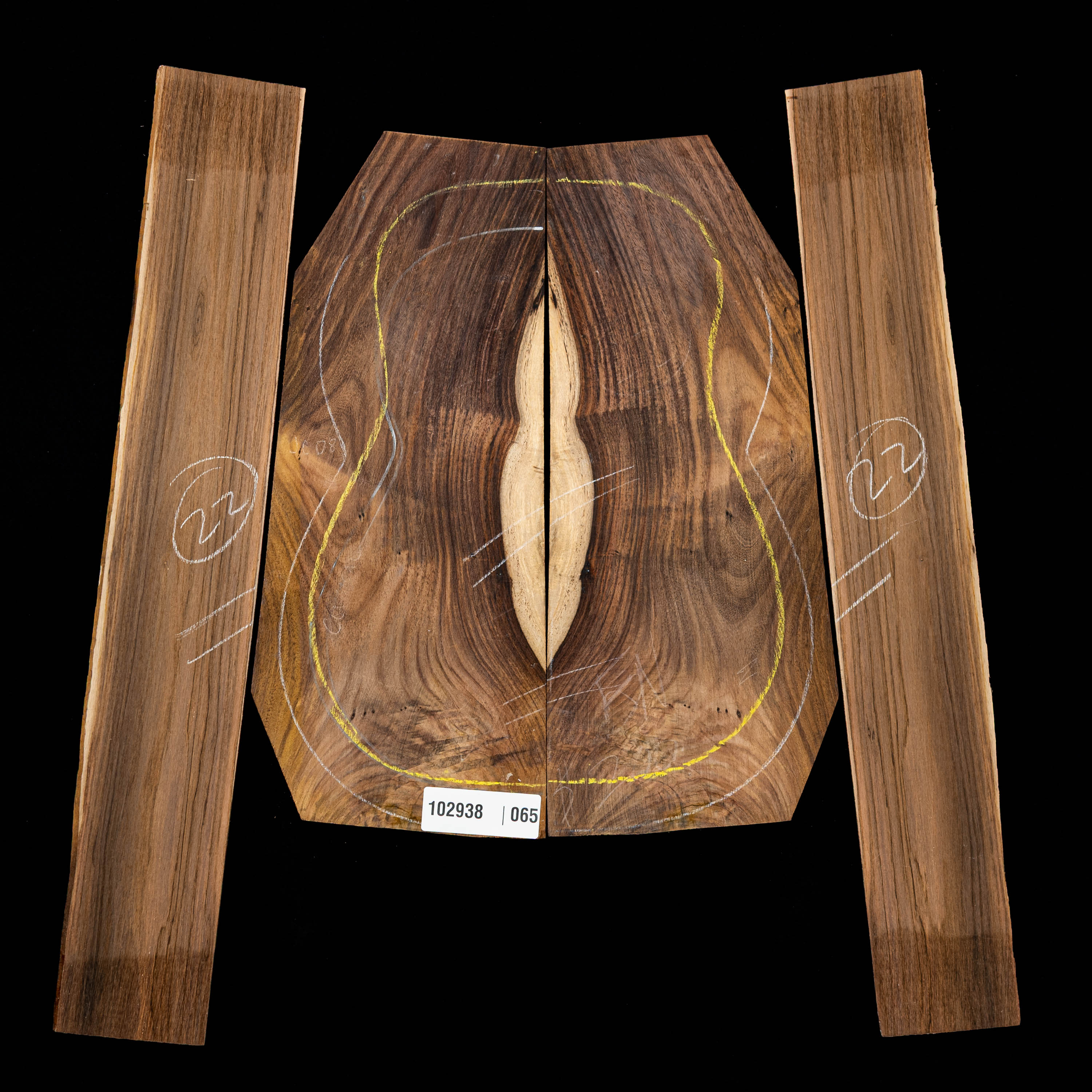 Brazilian Rosewood Back + Side Set - 065