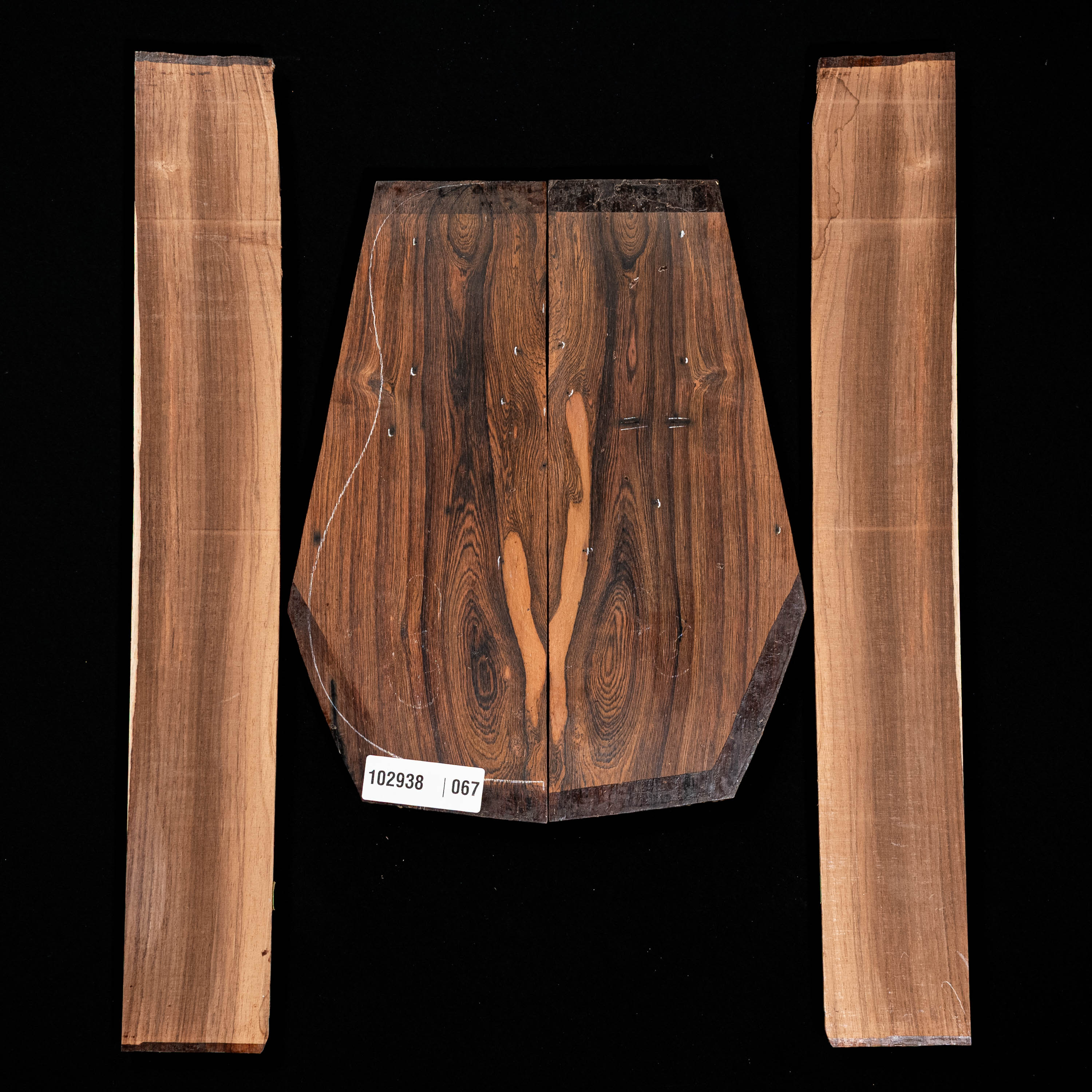 Brazilian Rosewood Back + Side Set - 067