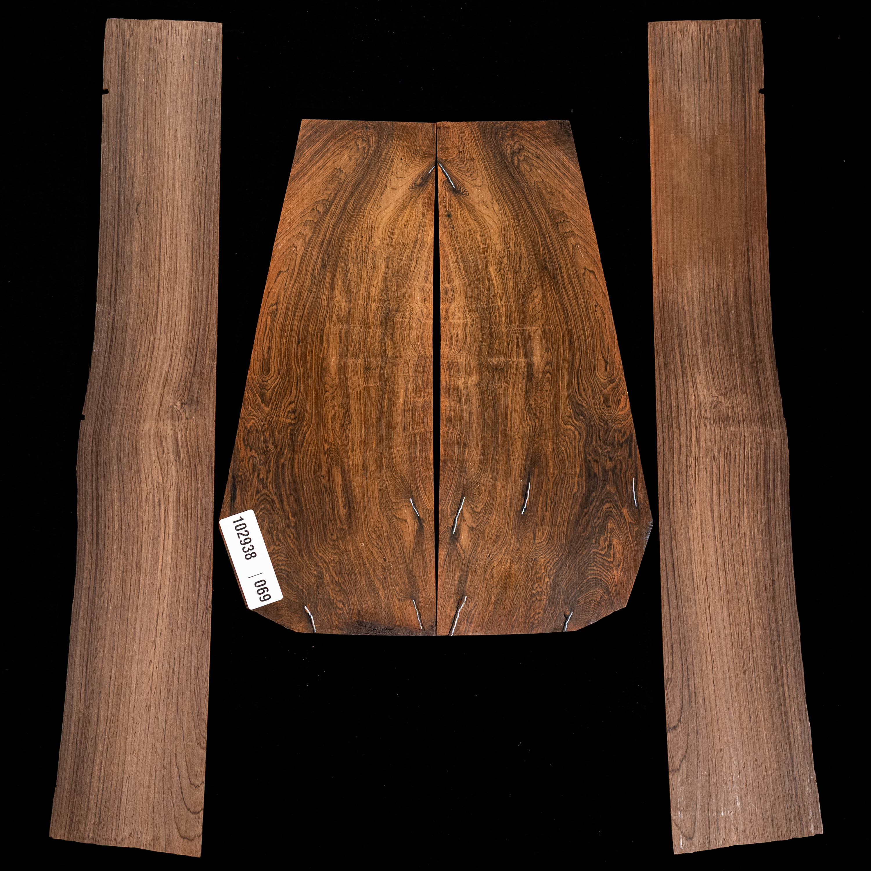 Brazilian Rosewood Back + Side Set - 069