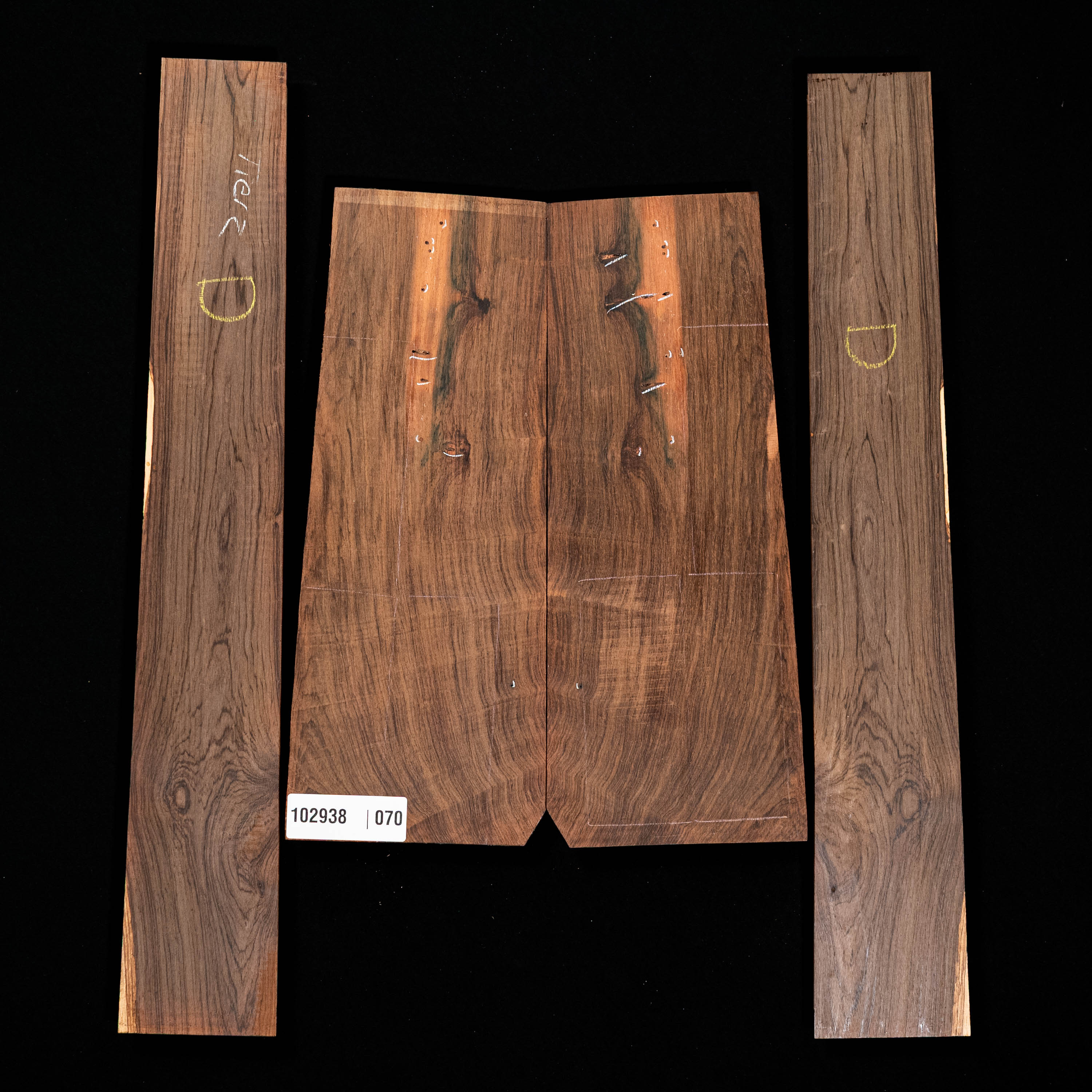 Brazilian Rosewood Back + Side Set - 070