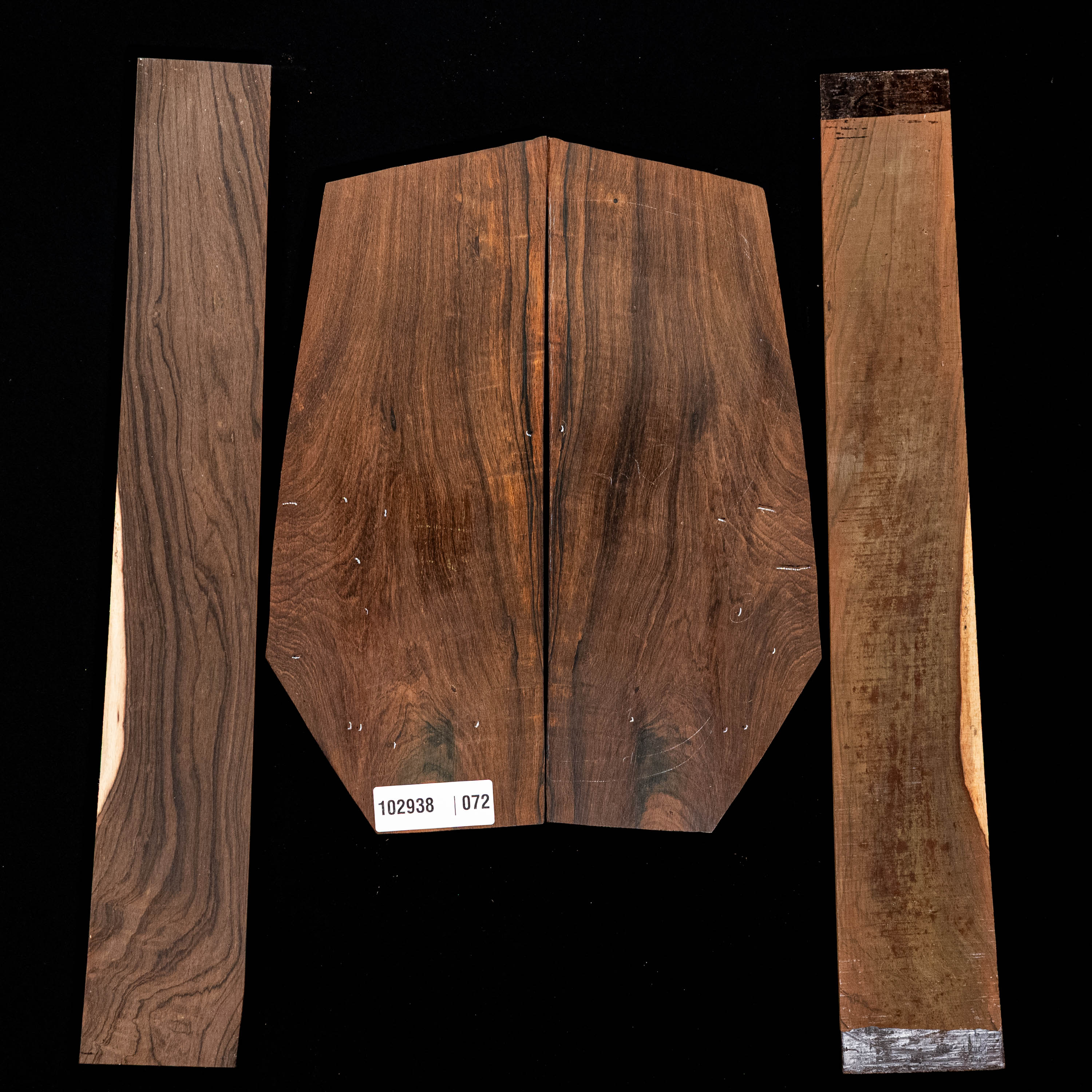 Brazilian Rosewood Back + Side Set - 072